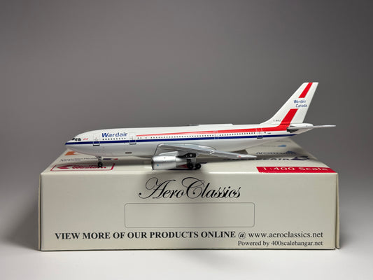 Aeroclassics 1:400 Wardair Canada Airbus A300-600 C-GIZJ ACCGIZJ