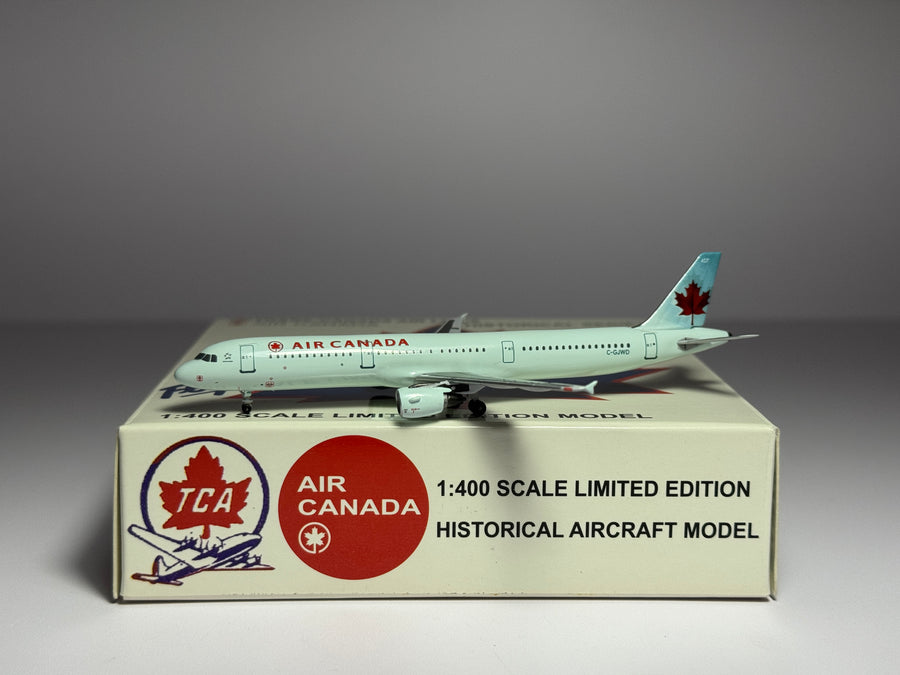 Aeroclassics 1:400 Air Canada Airbus A321-200 C-GJWD Mint Green ACCGJWD