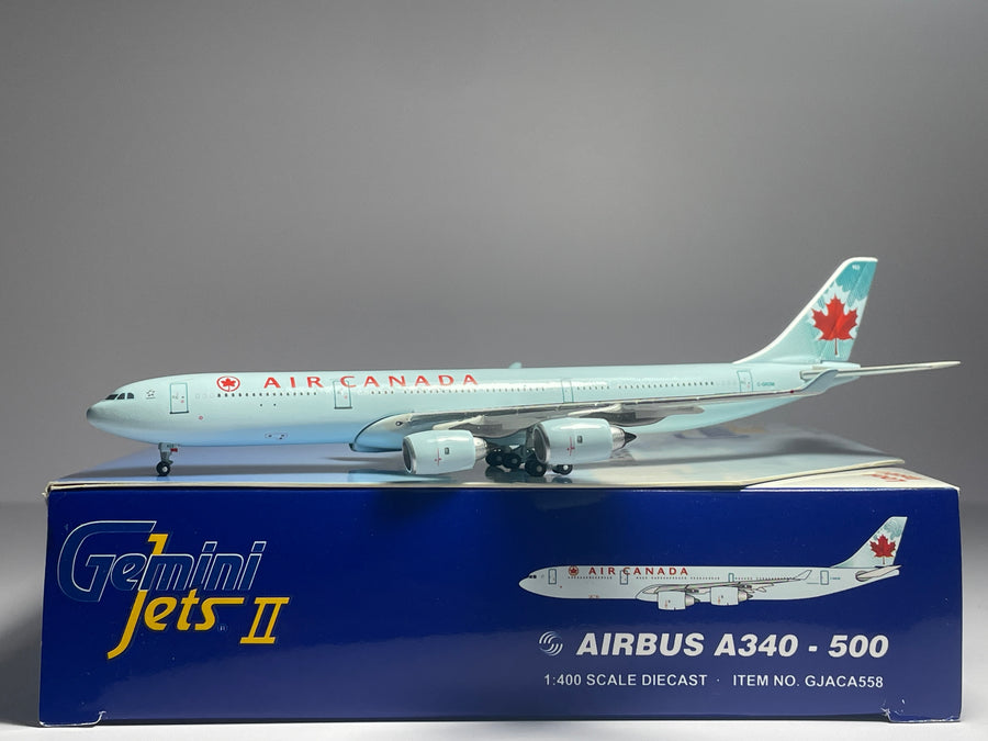 Gemini Jets 1:400 Air Canada Airbus A340-500 C-GKOM Mint Green GJACA558