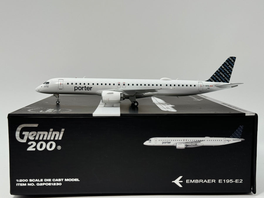 Gemini Jets 1:200 Porter Embraer E195-E2 C-GKQL current scheme G2POE1230