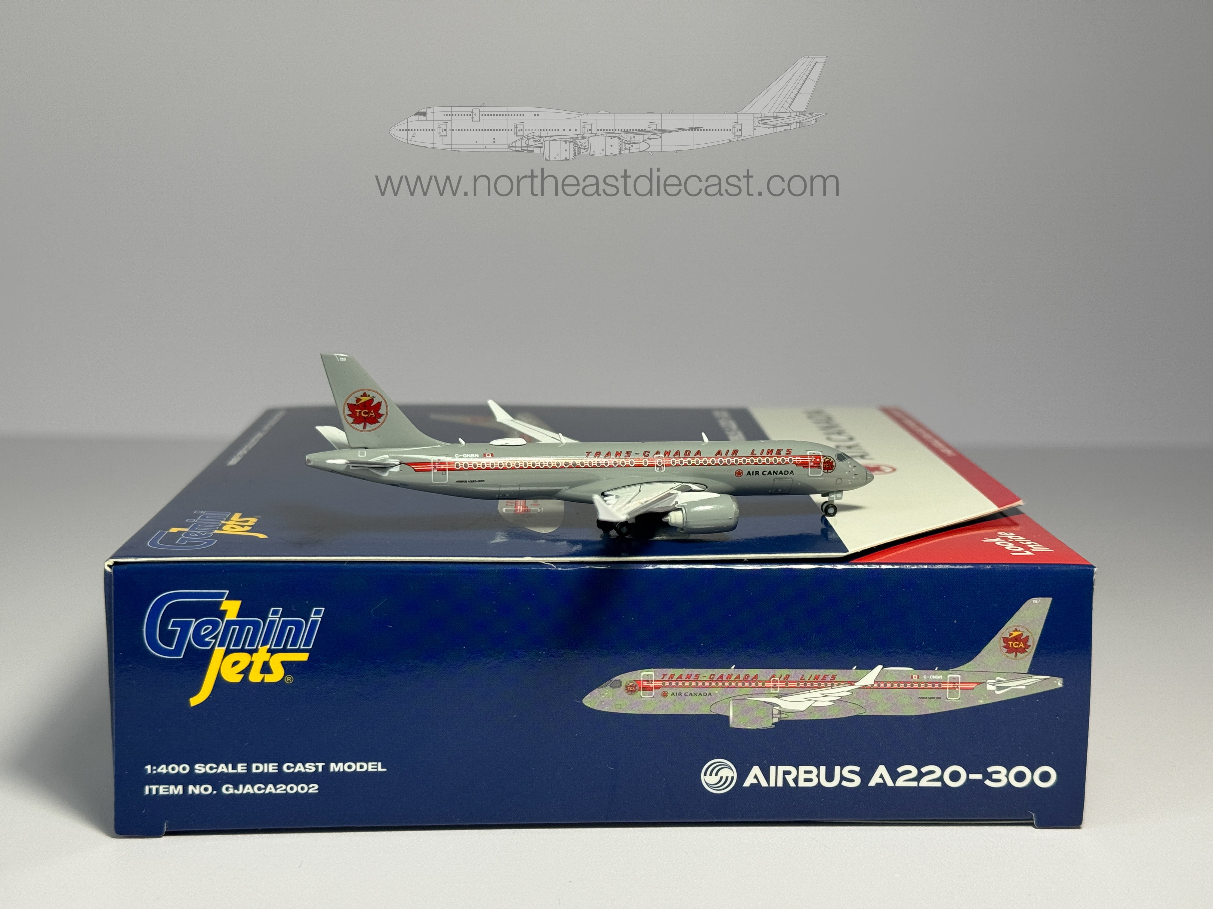 Air Canada Airbus A220-300 1:400 Gemini Jets C-GNBN (GJACA2002)