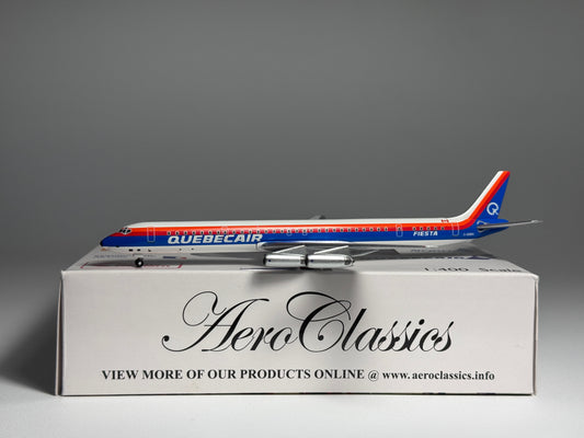 Aeroclassics 1:400 Quebec Air Douglas DC-8-63 C-GQBA "FIESTA" ACCGQBA