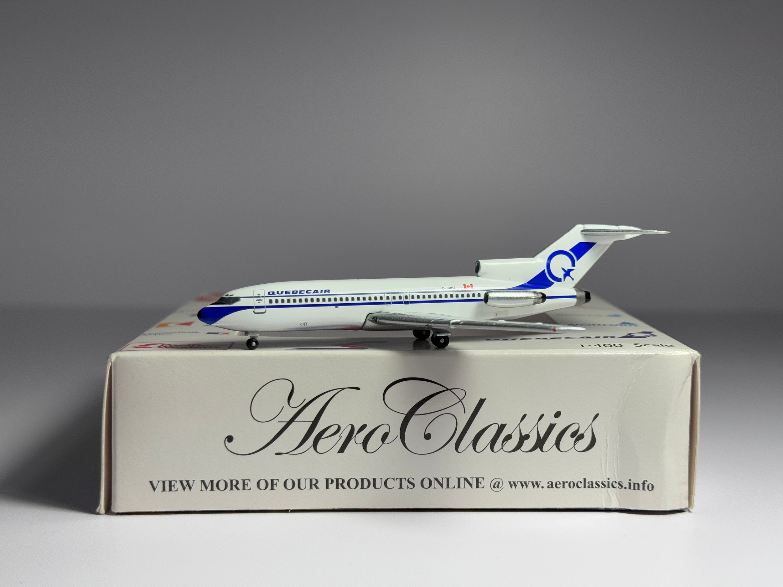 Aeroclassics 1:400 Quebecair Boeing 727-100 C-GQBE AC18087