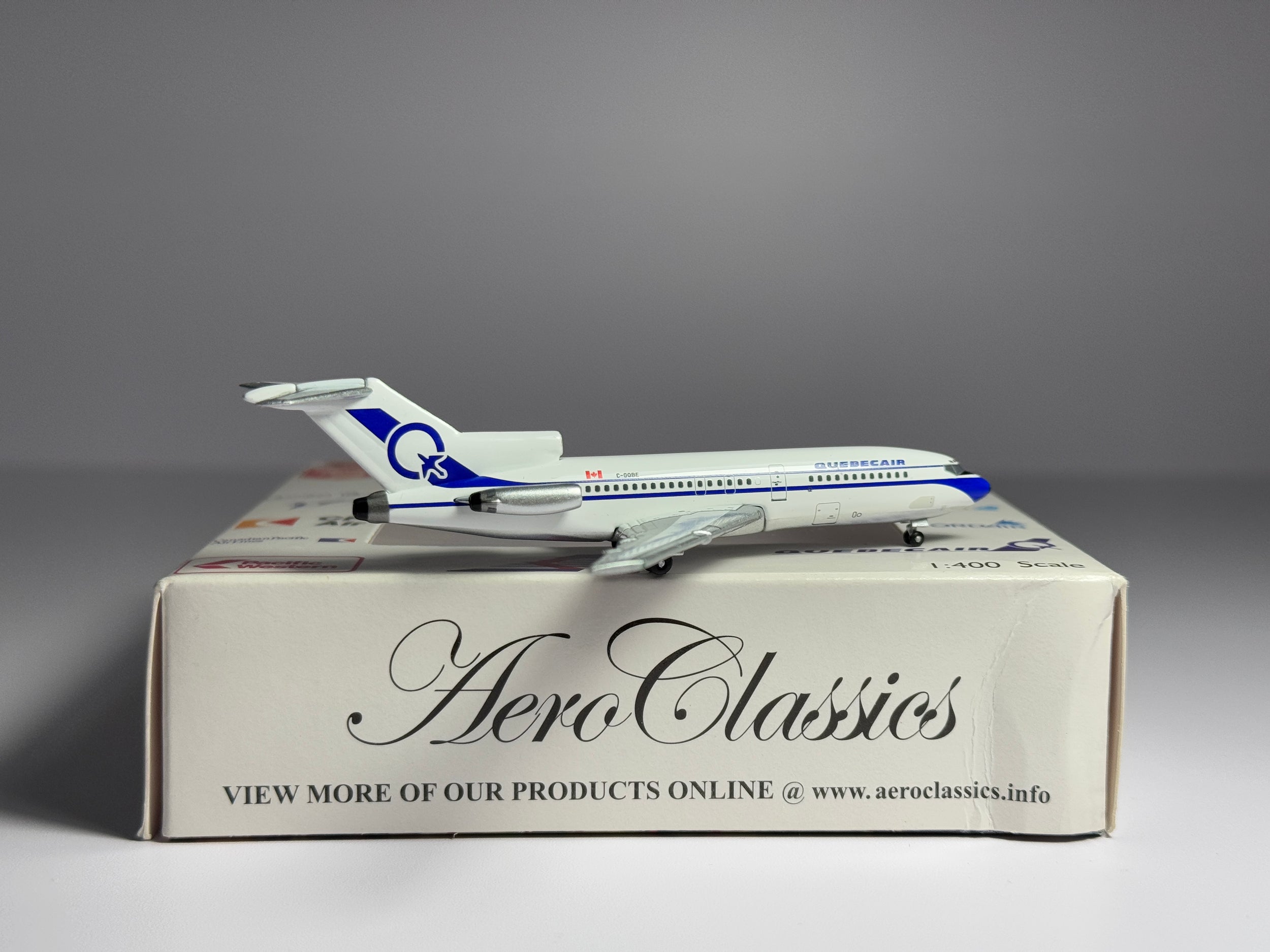 Aeroclassics 1:400 Quebecair Boeing 727-100 C-GQBE AC18087