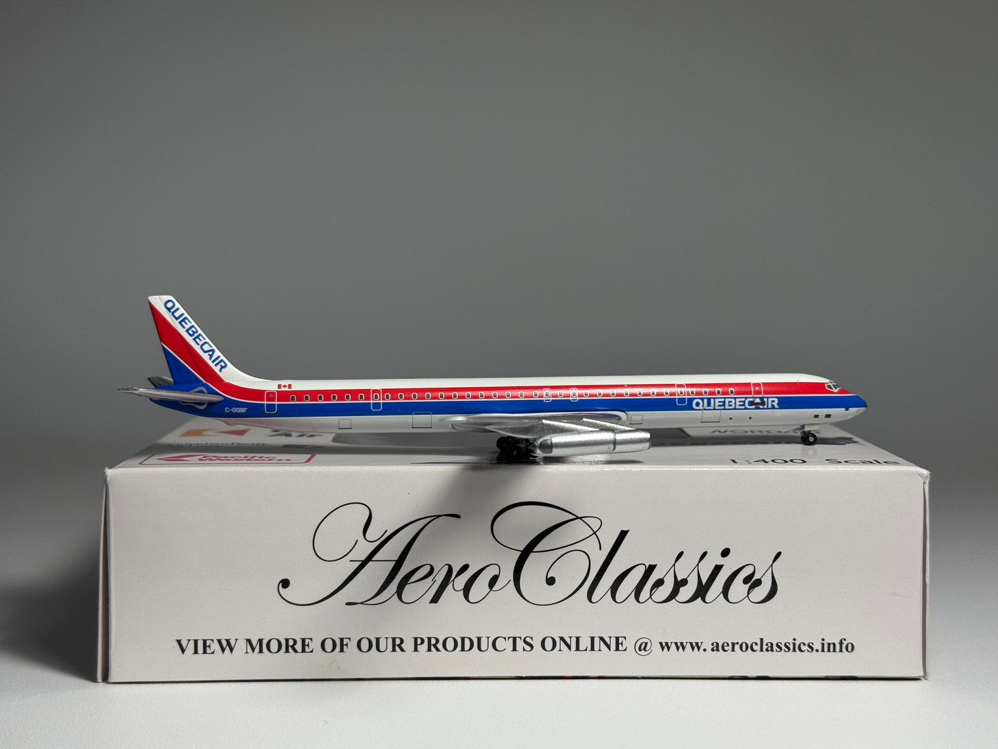 Aeroclassics 1:400 Quebec Air Douglas DC-8-63 C-GQBF ACCGQBF