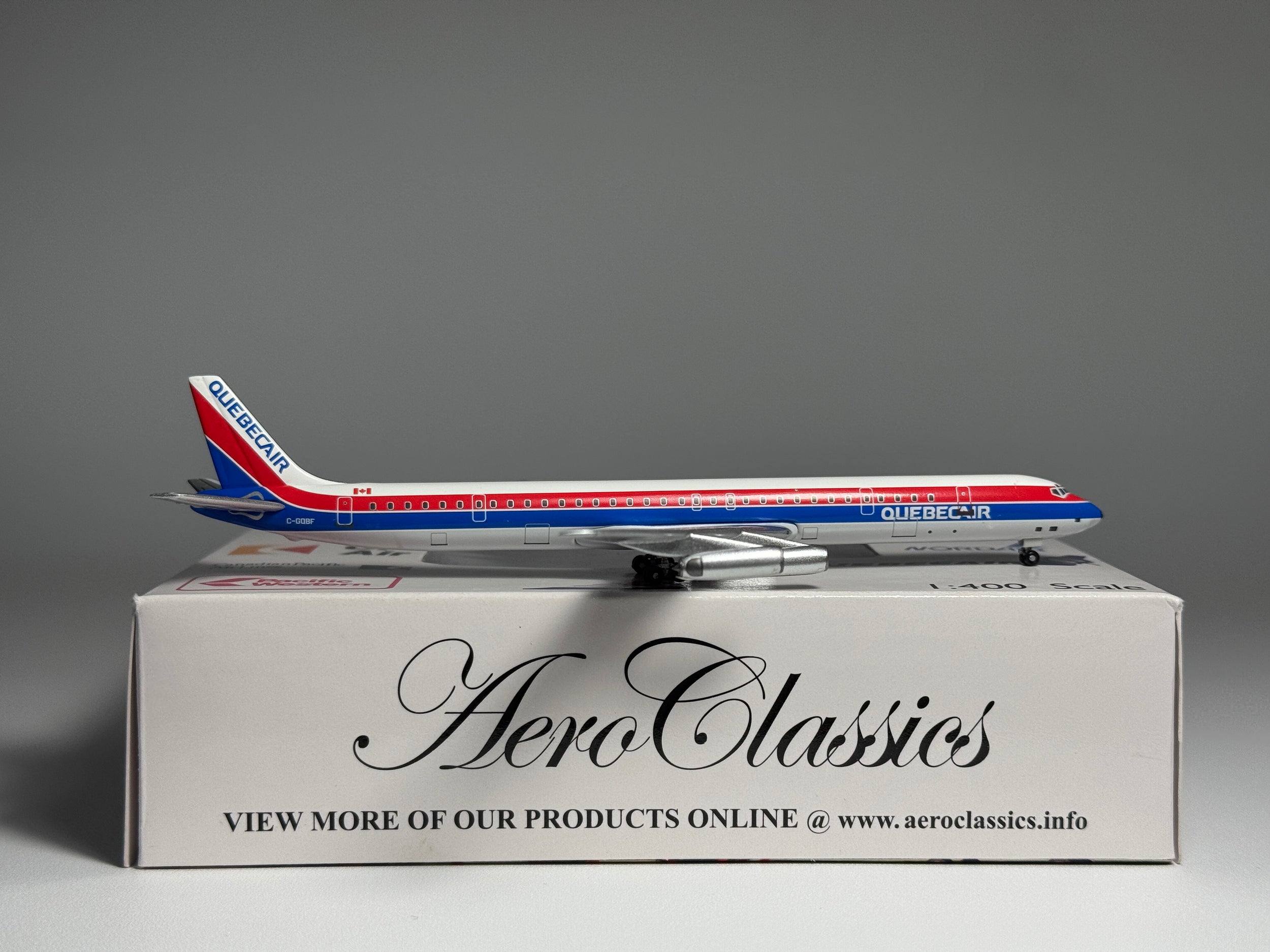 Aeroclassics 1:400 Quebec Air Douglas DC-8-63 C-GQBF ACCGQBF
