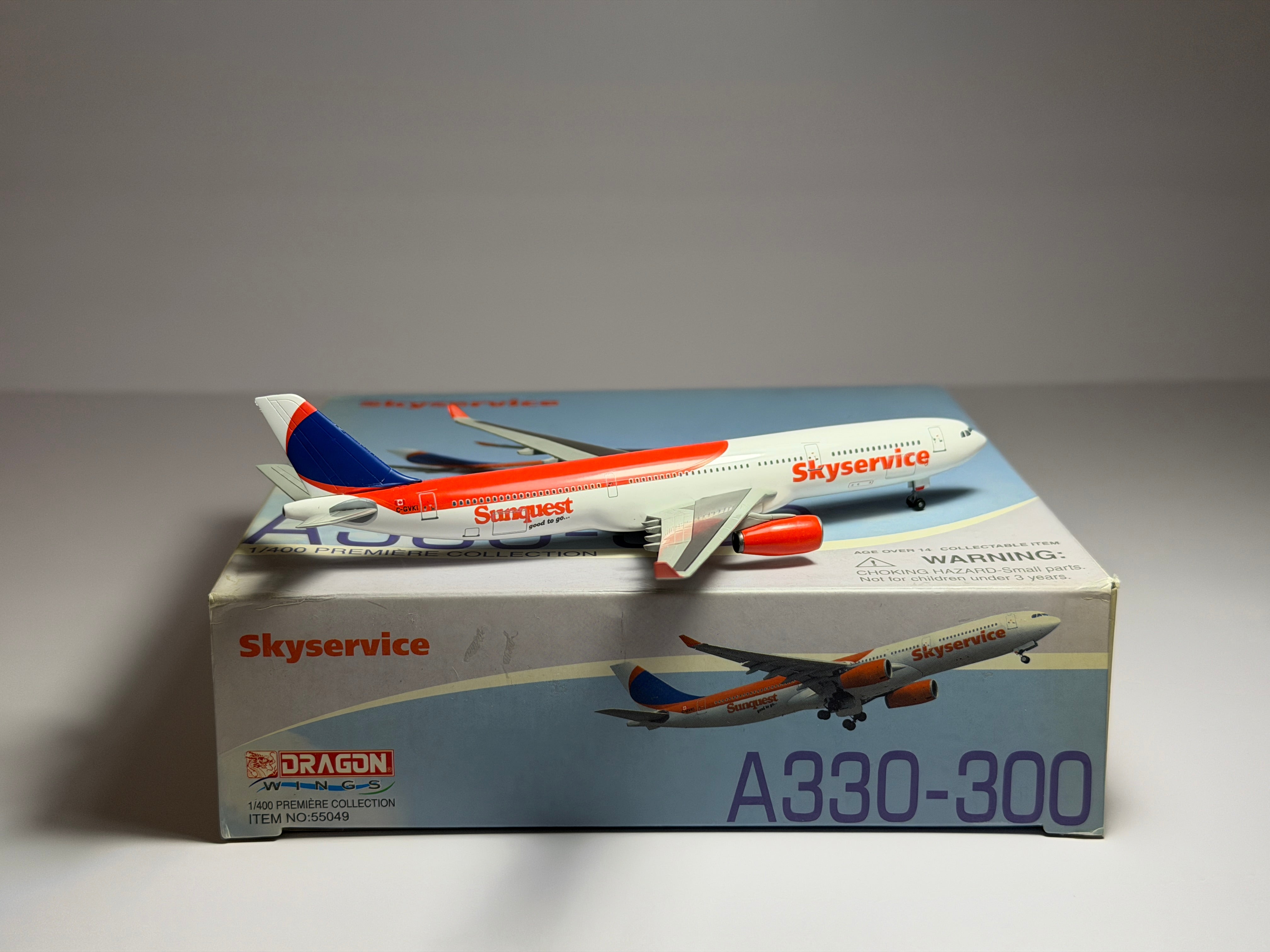 Skyservice Airbus A330-300 1:400 Dragon Wings C-GVKI (55049)