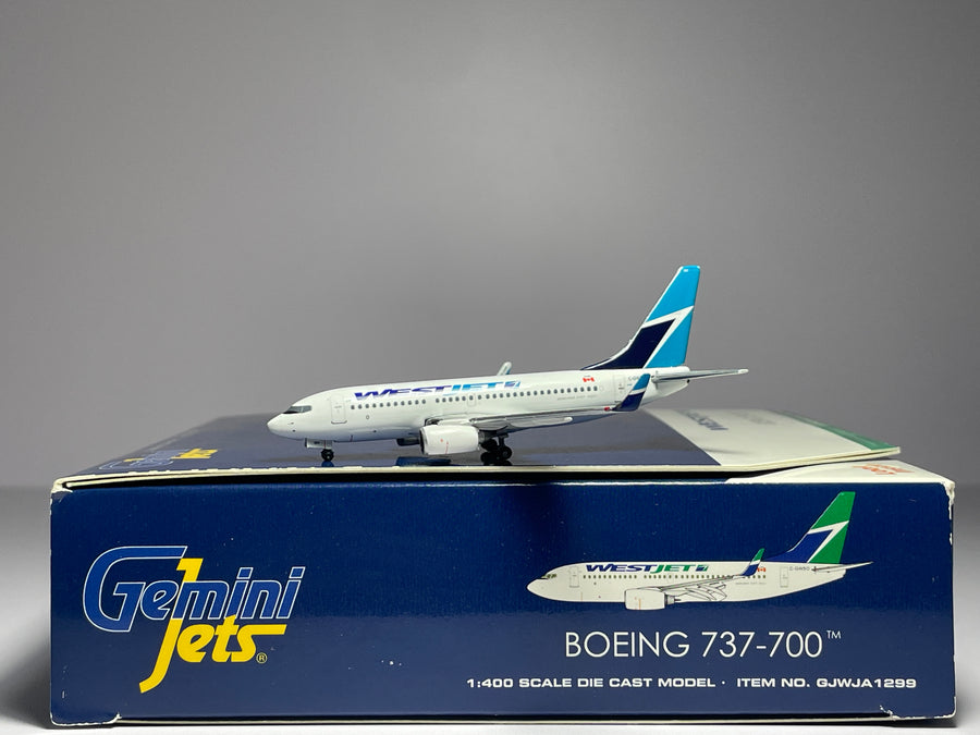 Gemini Jets 1:400 WestJet Boeing 737-700 C-GWSO GJWJA1299