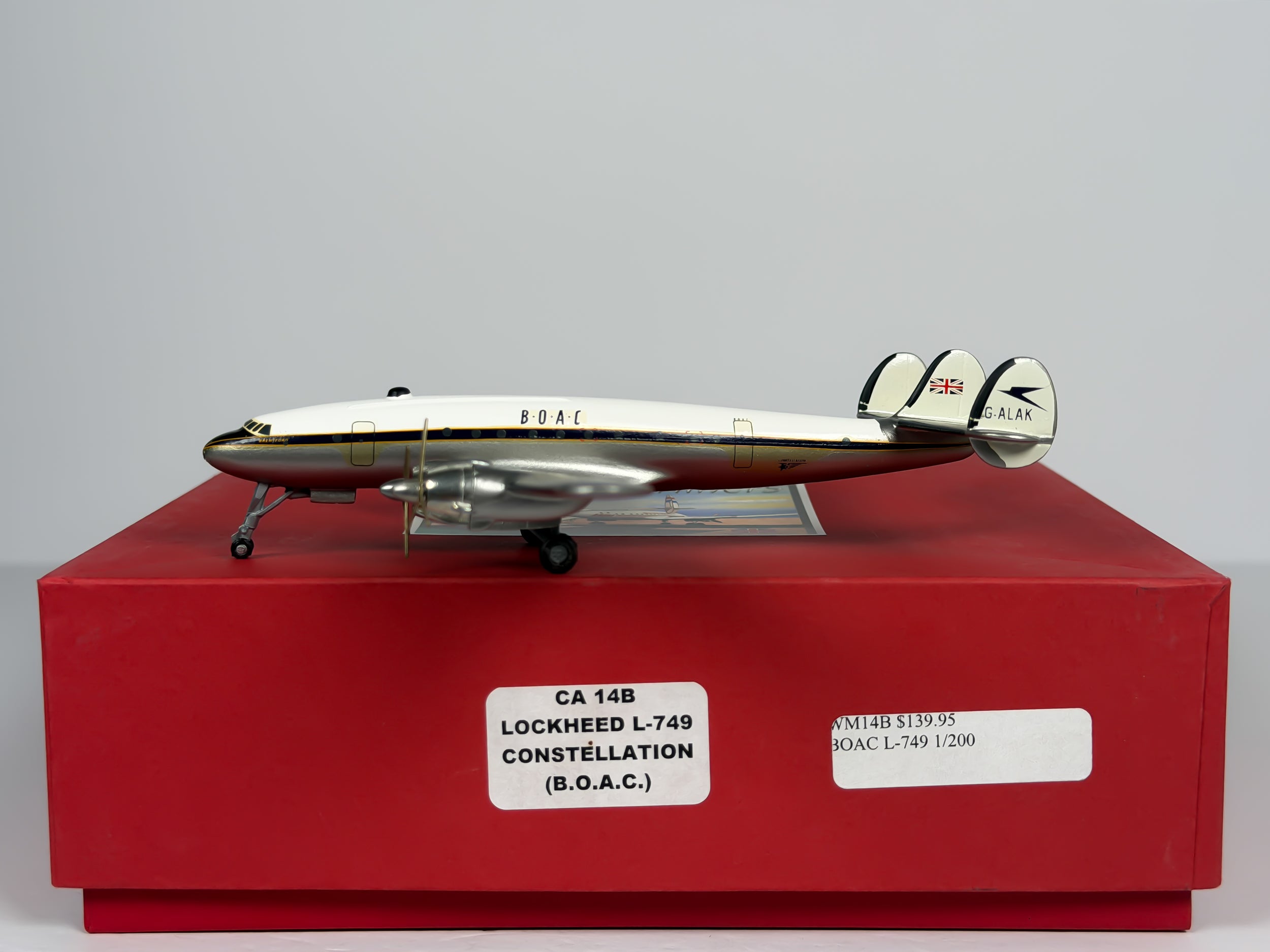 BOAC Lockheed L-749 1:200 Western Models G-ALAK (CA-14B)