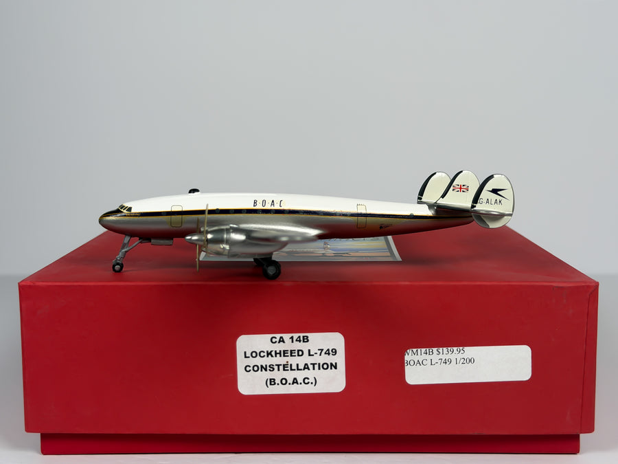 BOAC Lockheed L-749 1:200 Western Models G-ALAK (CA-14B)