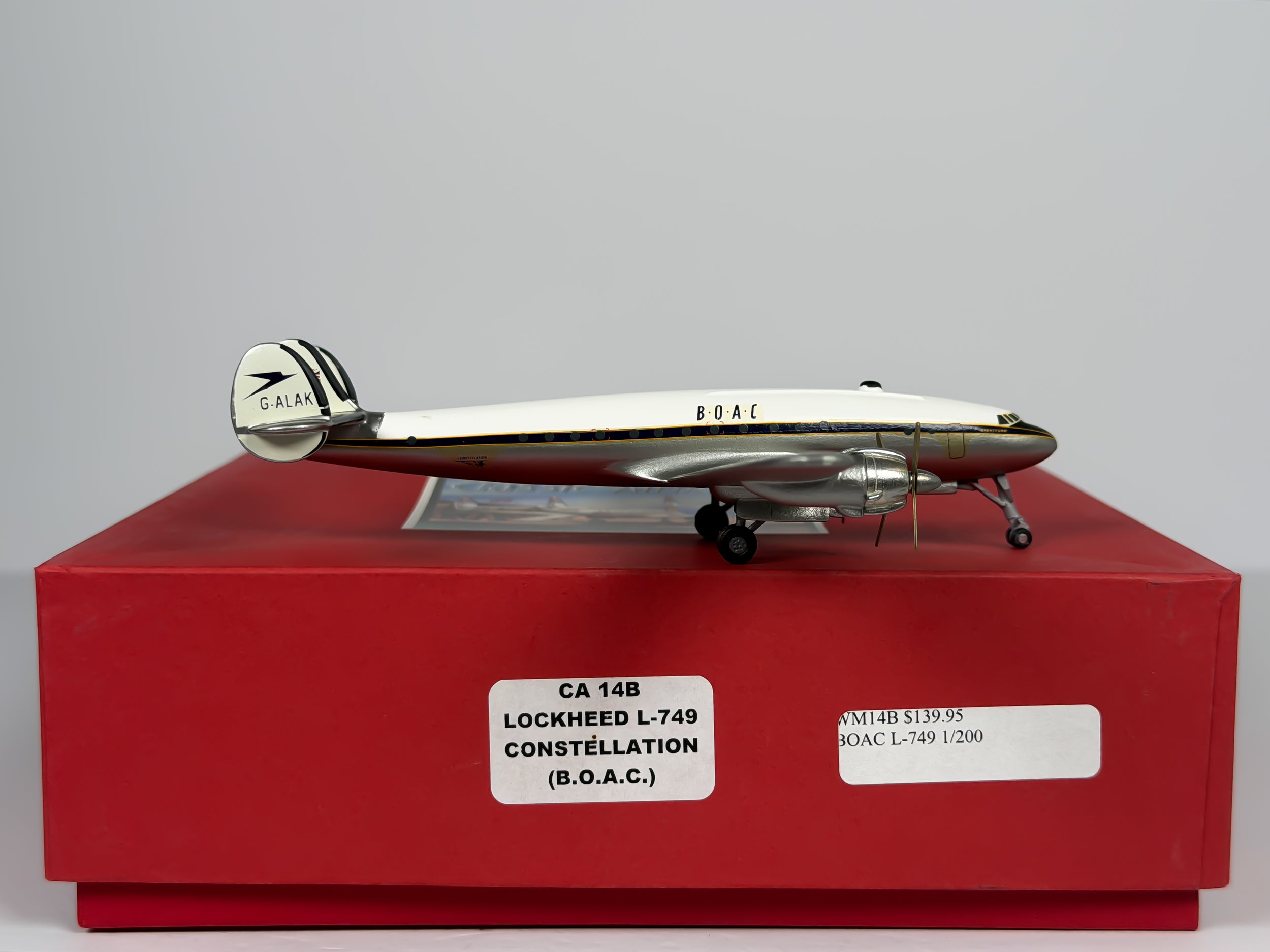 BOAC Lockheed L-749 1:200 Western Models G-ALAK (CA-14B)