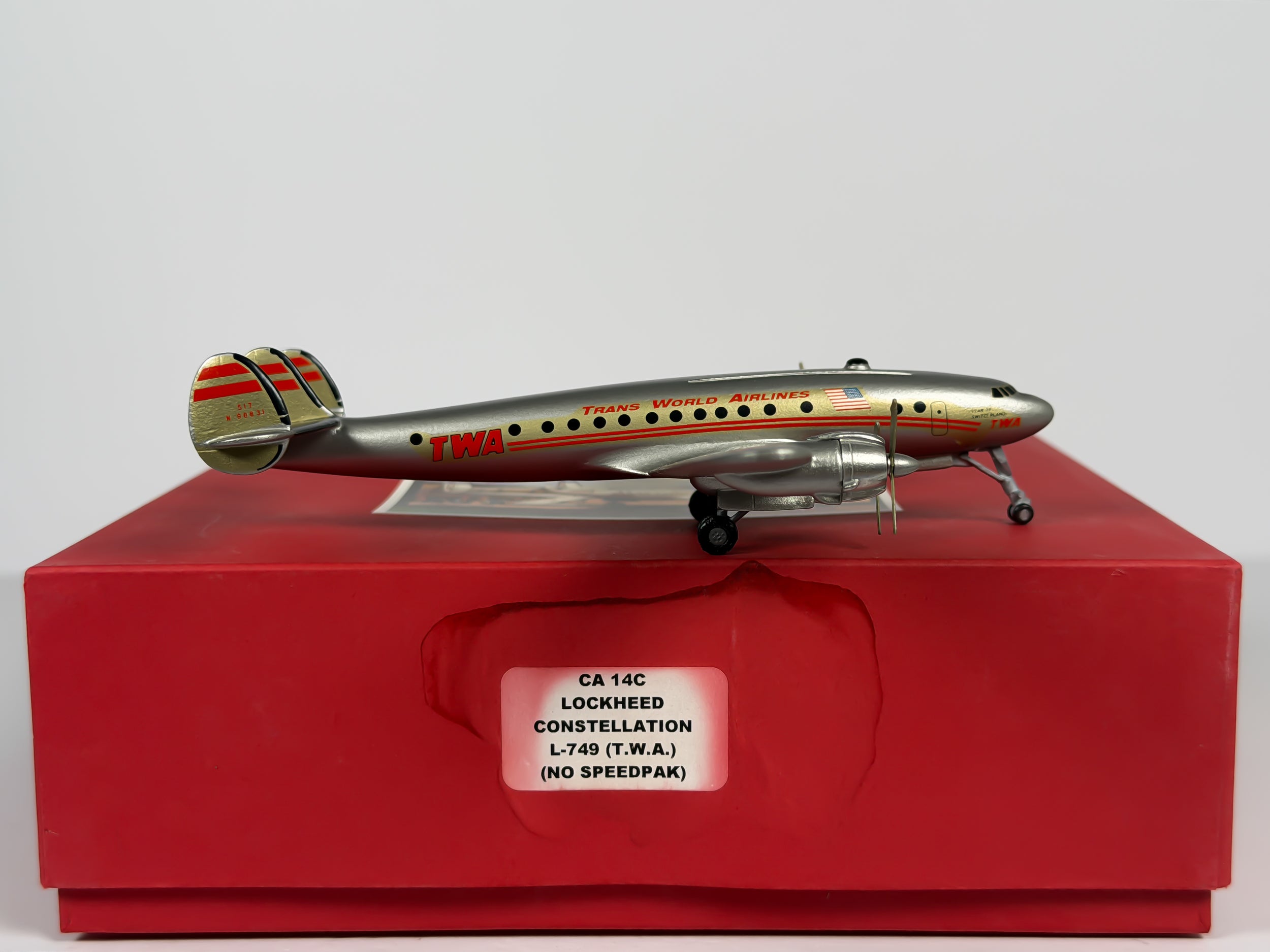 Trans World Airlines (TWA) Lockheed L-749 1:200 Western Models N90831 (CA-14C)