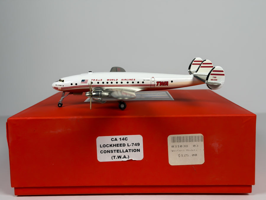 Trans World Airlines (TWA) Lockheed L-749 1:200 Western Models N91209 (CA-14C)