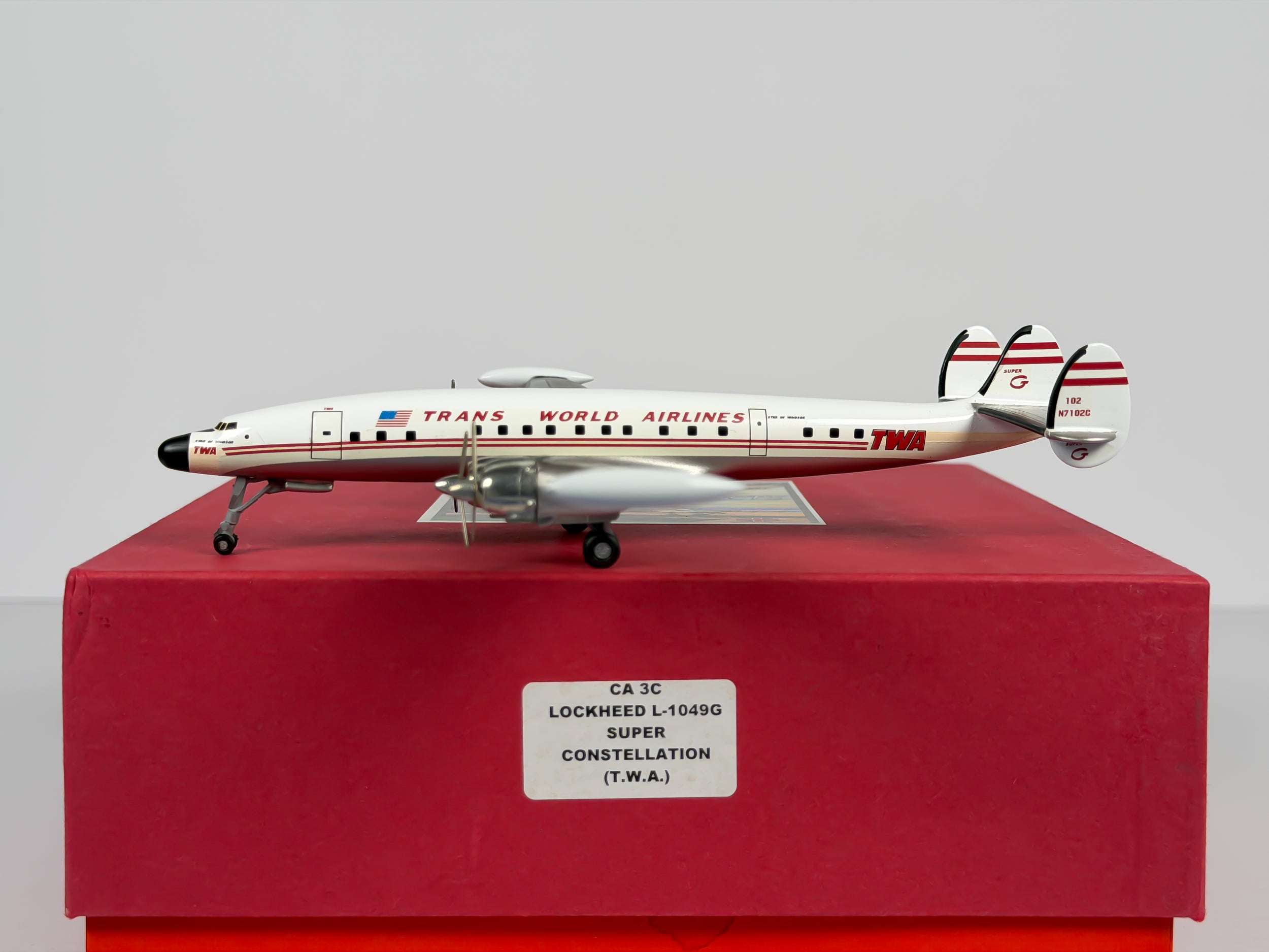 Trans World Airlines (TWA) Lockheed L-1049 1:200 Western Models N7102C (CA-3C)