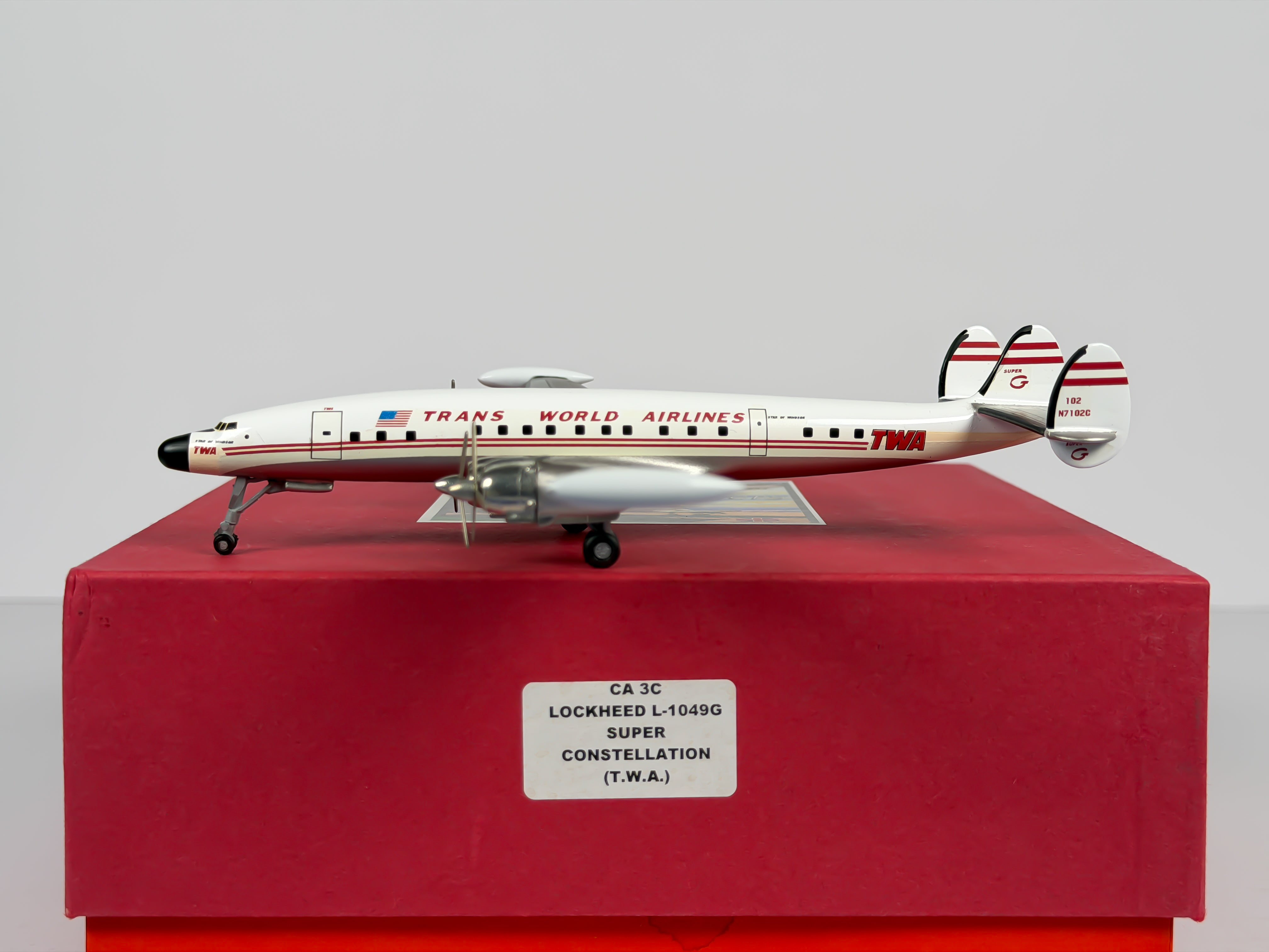 Trans World Airlines (TWA) Lockheed L-1049 1:200 Western Models N7102C (CA-3C)
