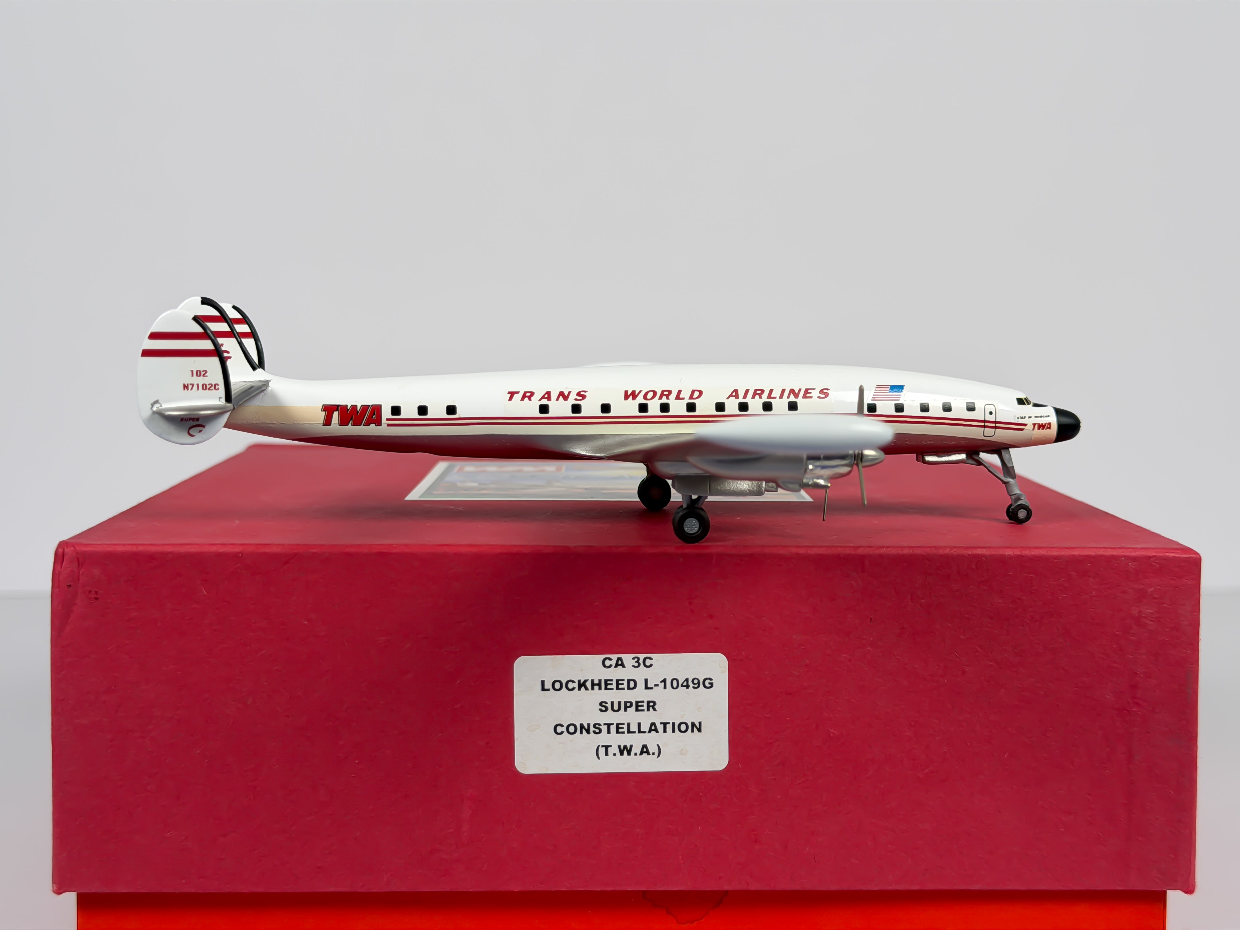 Trans World Airlines (TWA) Lockheed L-1049 1:200 Western Models N7102C (CA-3C)