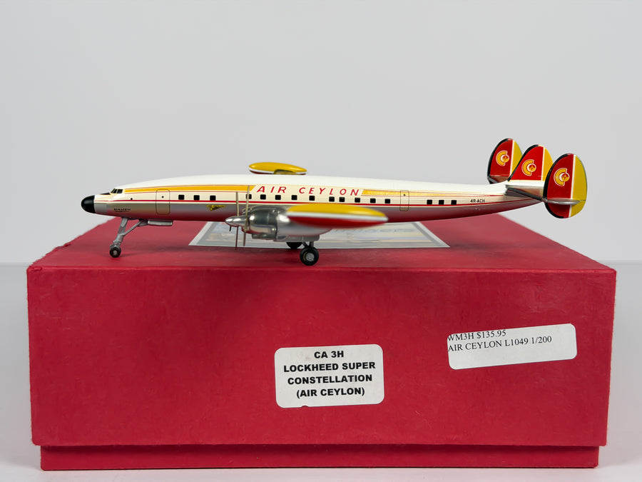 Air Ceylon Lockheed L-1049 1:200 Western Models 4R-ACH (CA-3H)