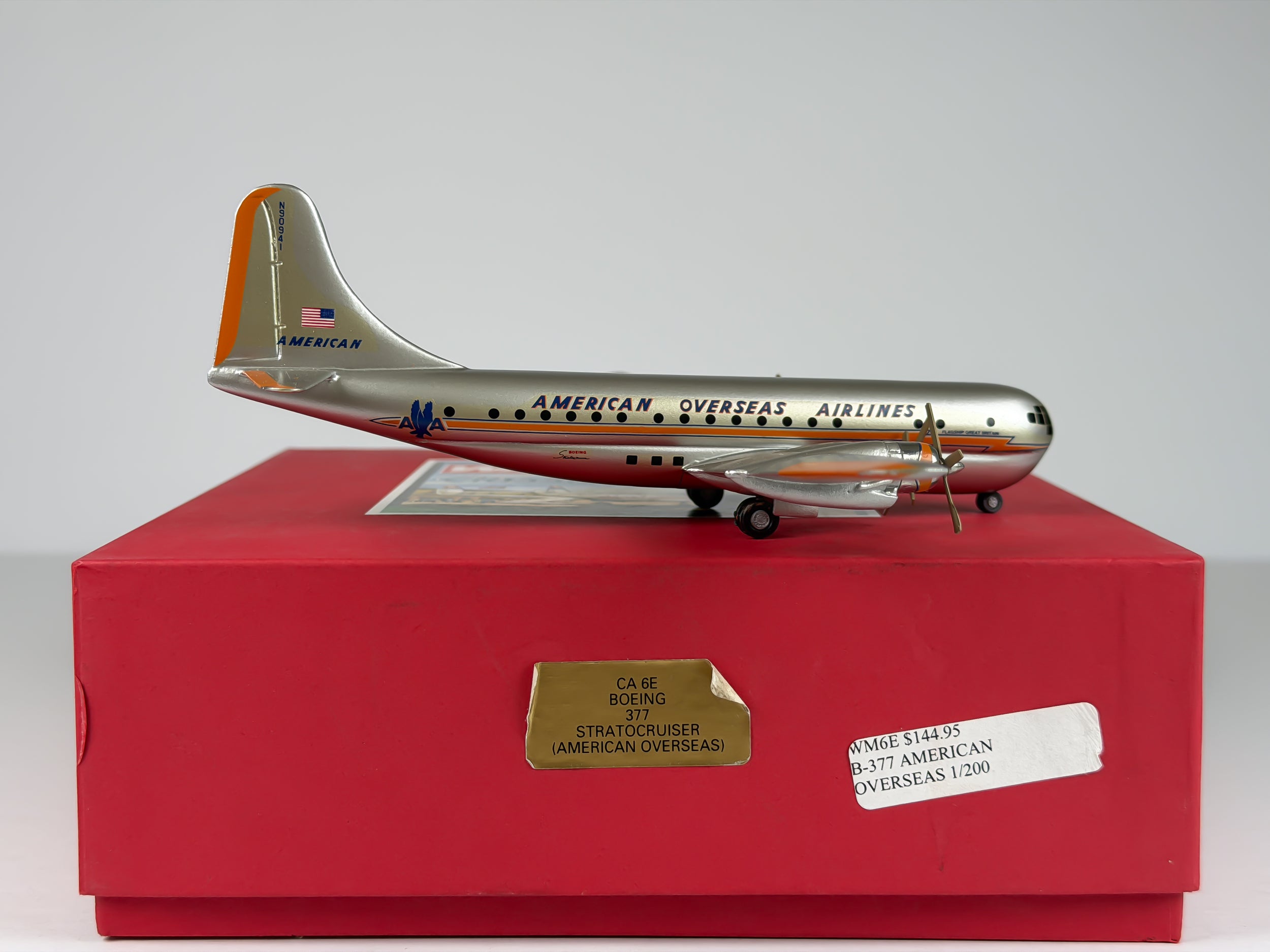 American Airlines Boeing 377 Stratocruiser 1:200 Western Models N90941 (CA-6E)