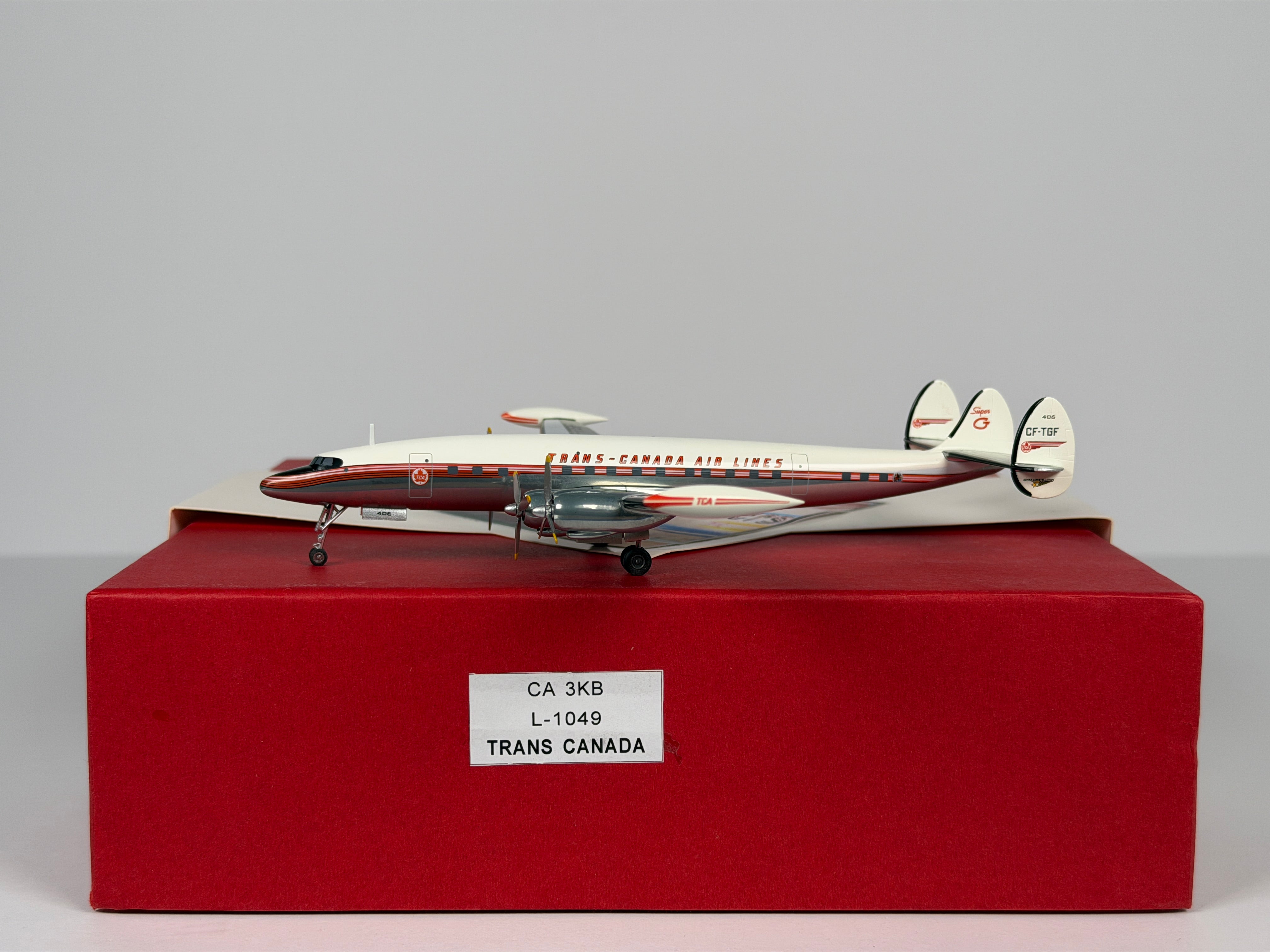 Trans-Canada Air Lines (TCA) Lockheed L-1049 1:200 Western Models CF-TGF (CA3KB)