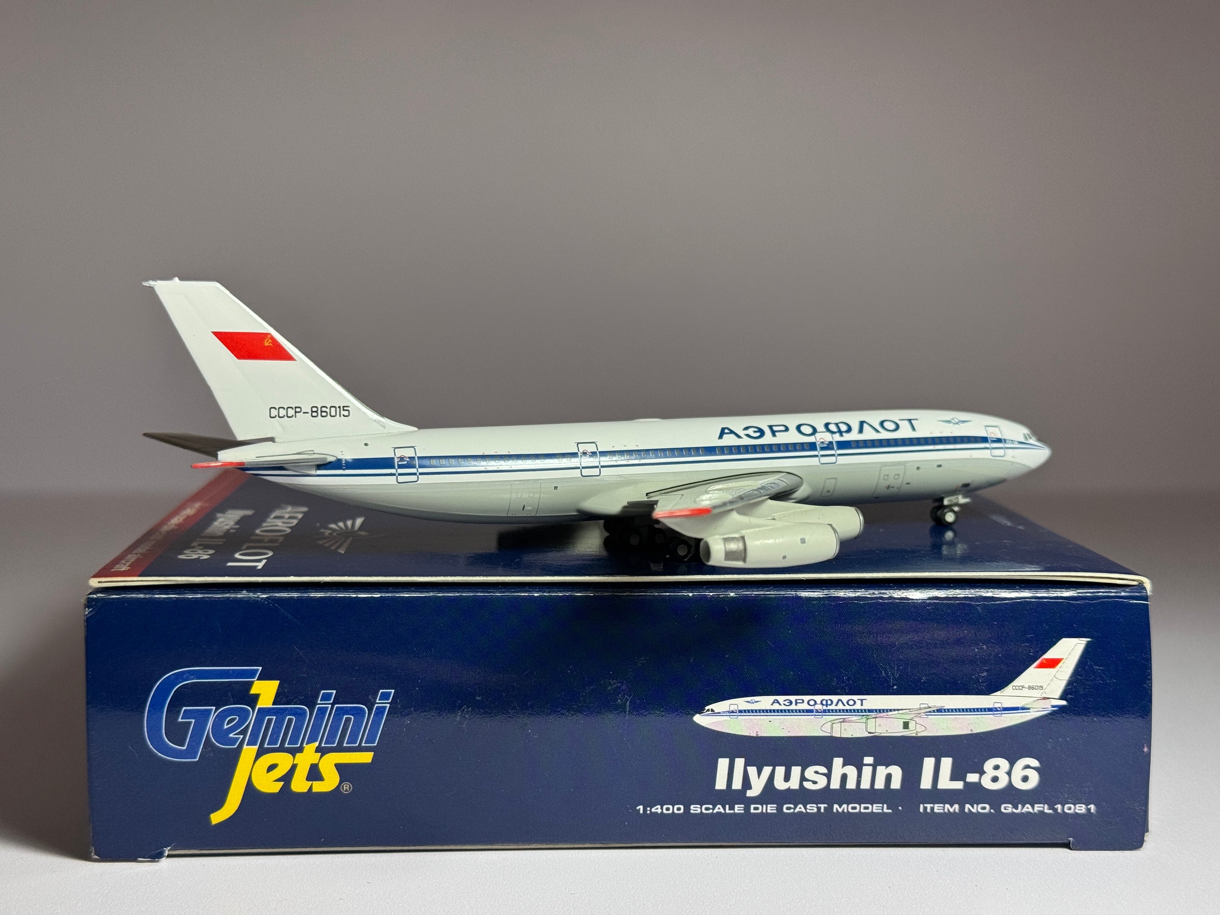 Gemini Jets 1:400 Aeroflot Ilyushin IL-86 CCCP-86015 GJAFL1081