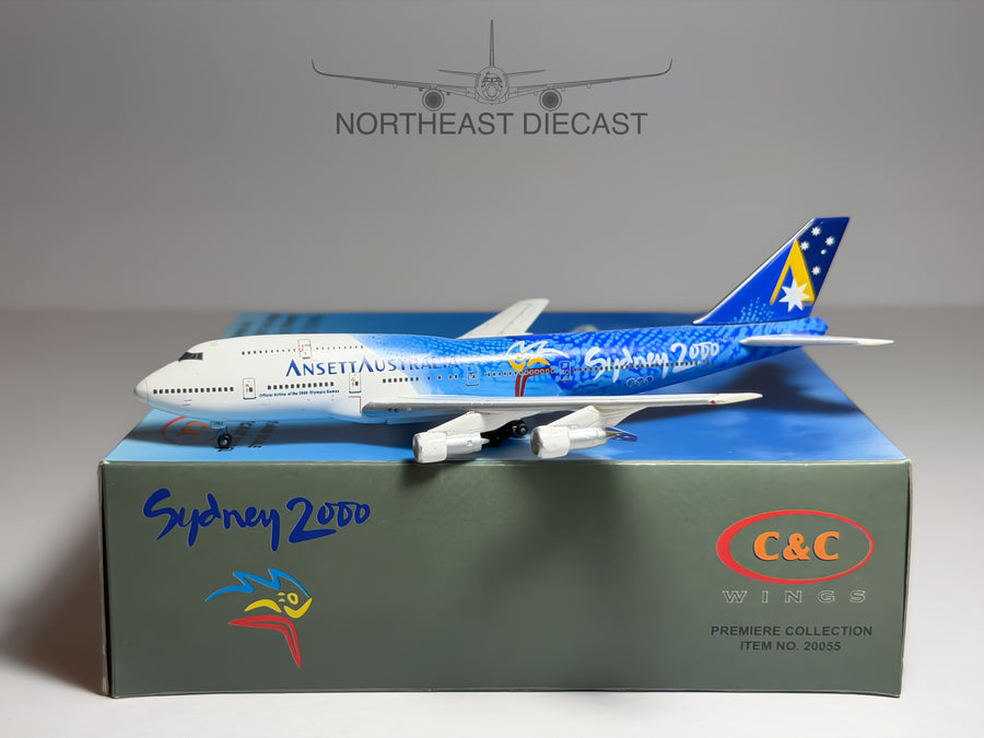 Ansett Australia Boeing 747-300 1:400 Dragon Wings VH-INJ (CCVHINJ)