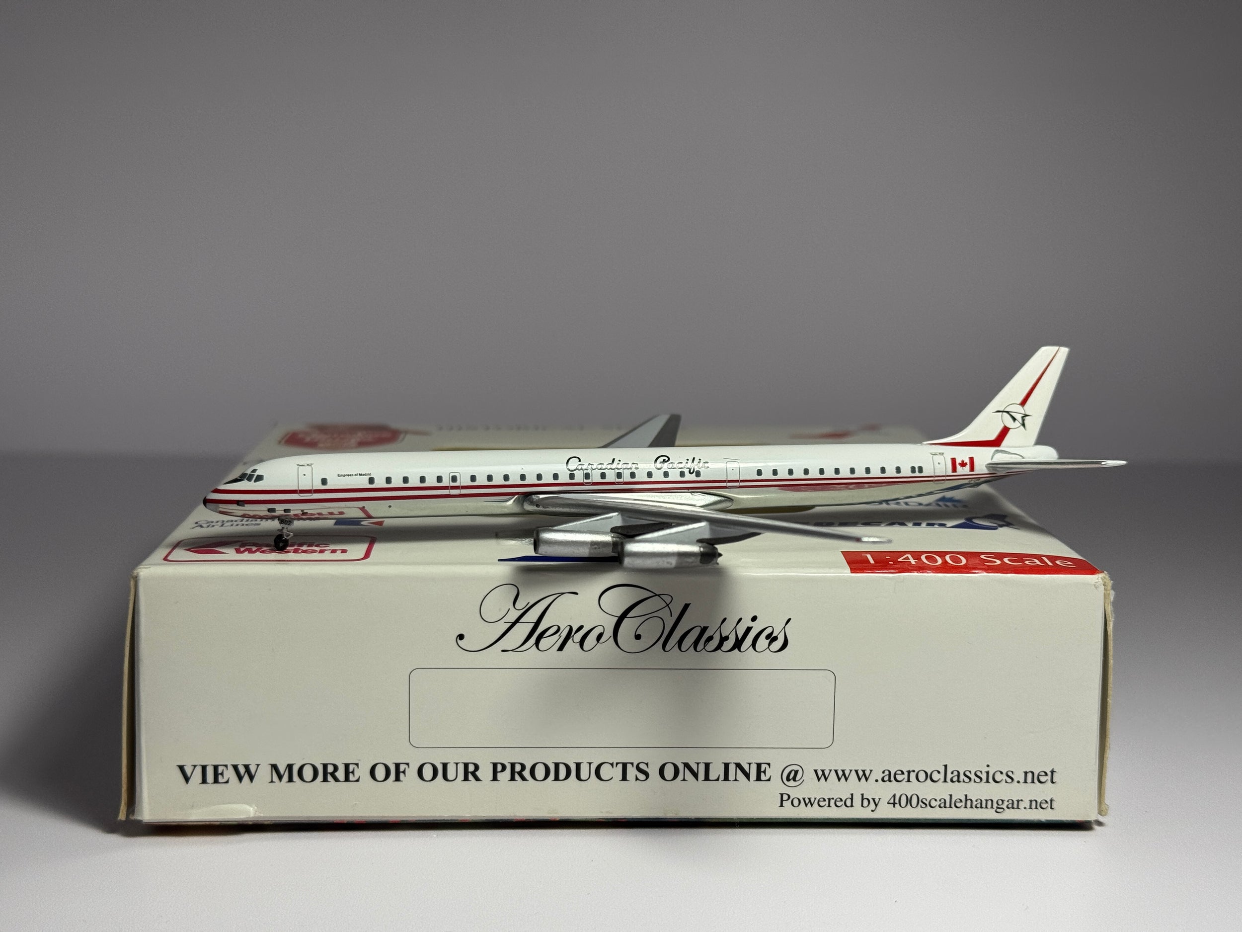 Aeroclassics 1:400 Canadian Pacific Douglas DC-8-63 CF-CPP Empress of Madrid ACCPA0511A