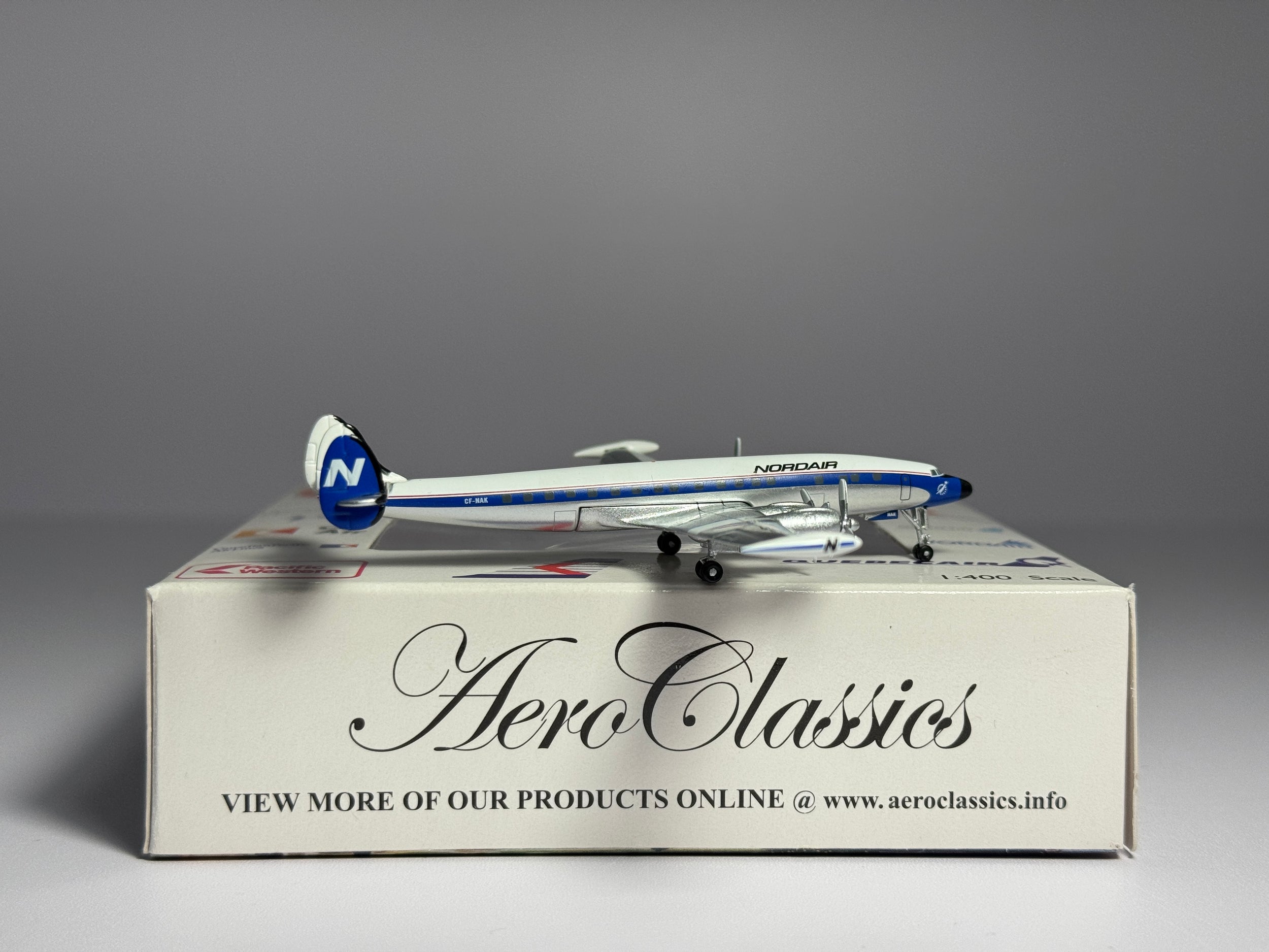 Aeroclassics 1:400 Nordair Canada Lockheed L-1049H CF-NAK AC18294A