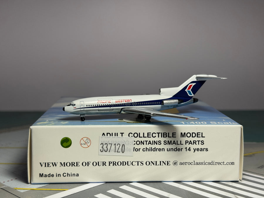 Aeroclassics 1:400 Pacific Western Boeing 727-100 CF-PXD ACCFPXD