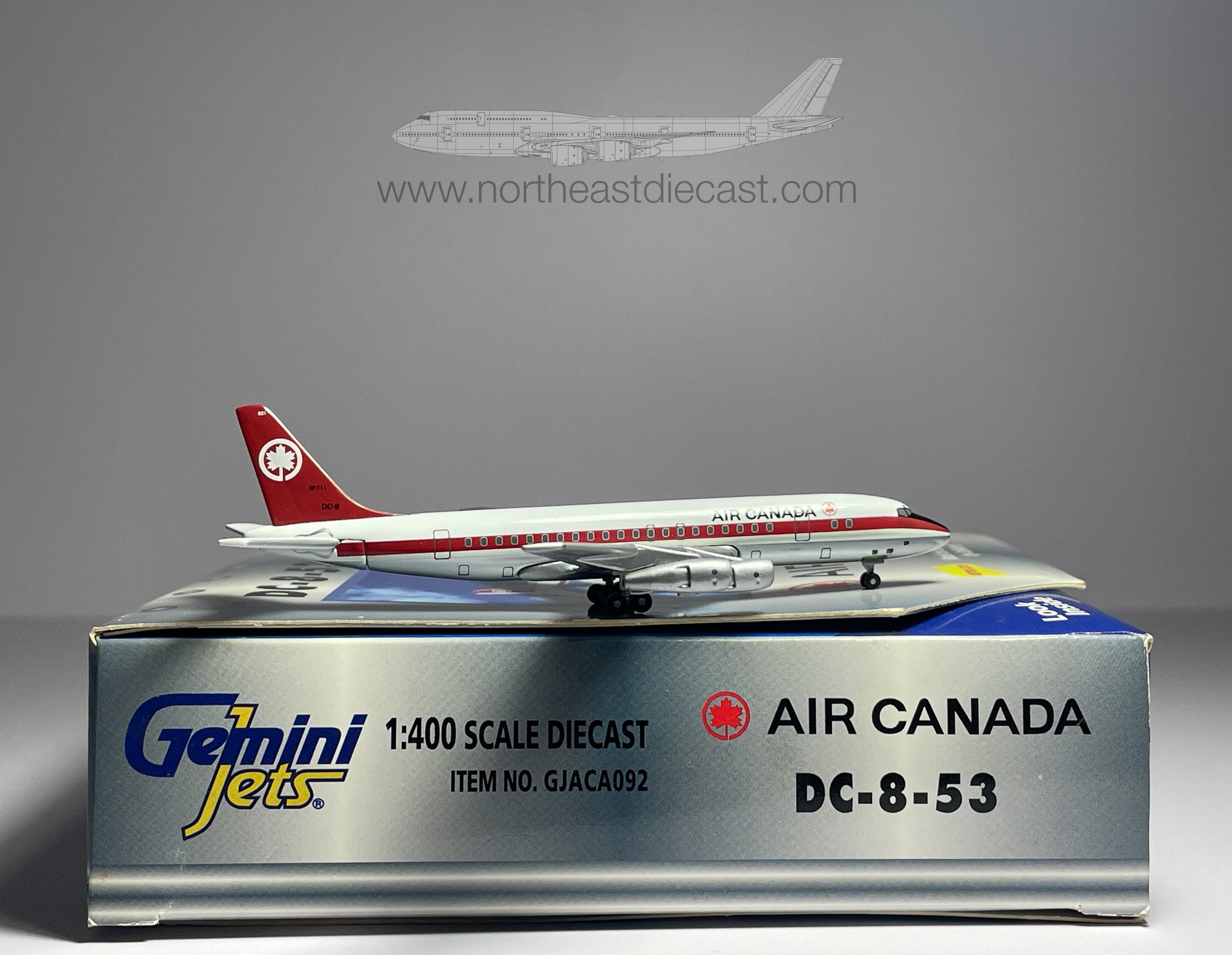 Air Canada Douglas DC-8-50 1:400 Gemini Jets CF-TII (GJACA092)