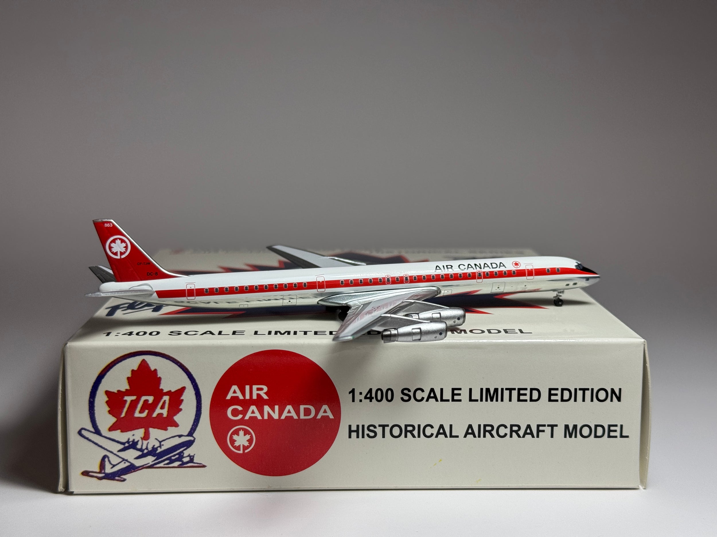 Aeroclassics 1:400 Air Canada Douglas DC-8-61 CF-TJW 1960s colors ACACA0108