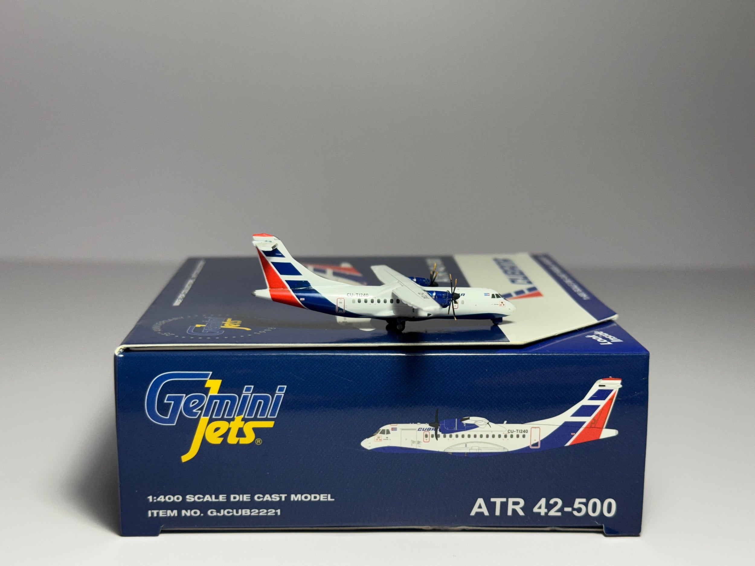 Gemini Jets 1:400 Cubana ATR 42-500 CU-T1240 Aerogaviota GJCUB2221
