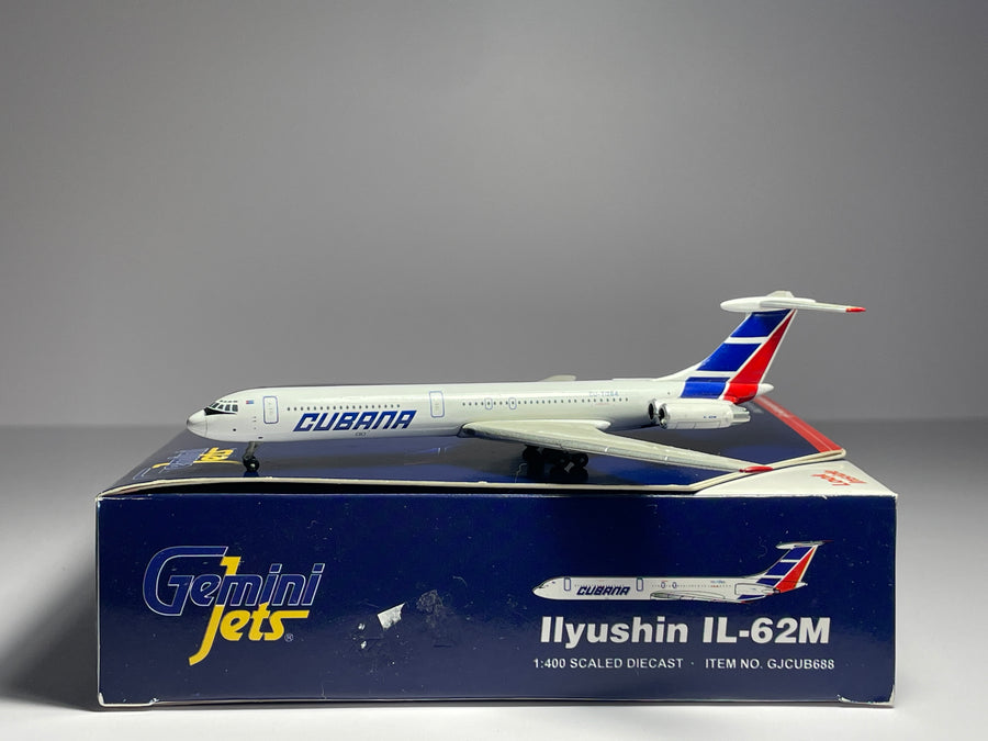Gemini Jets 1:400 Cubana Ilyushin IL-62M CU-T1284 1990s colors GJCUB688