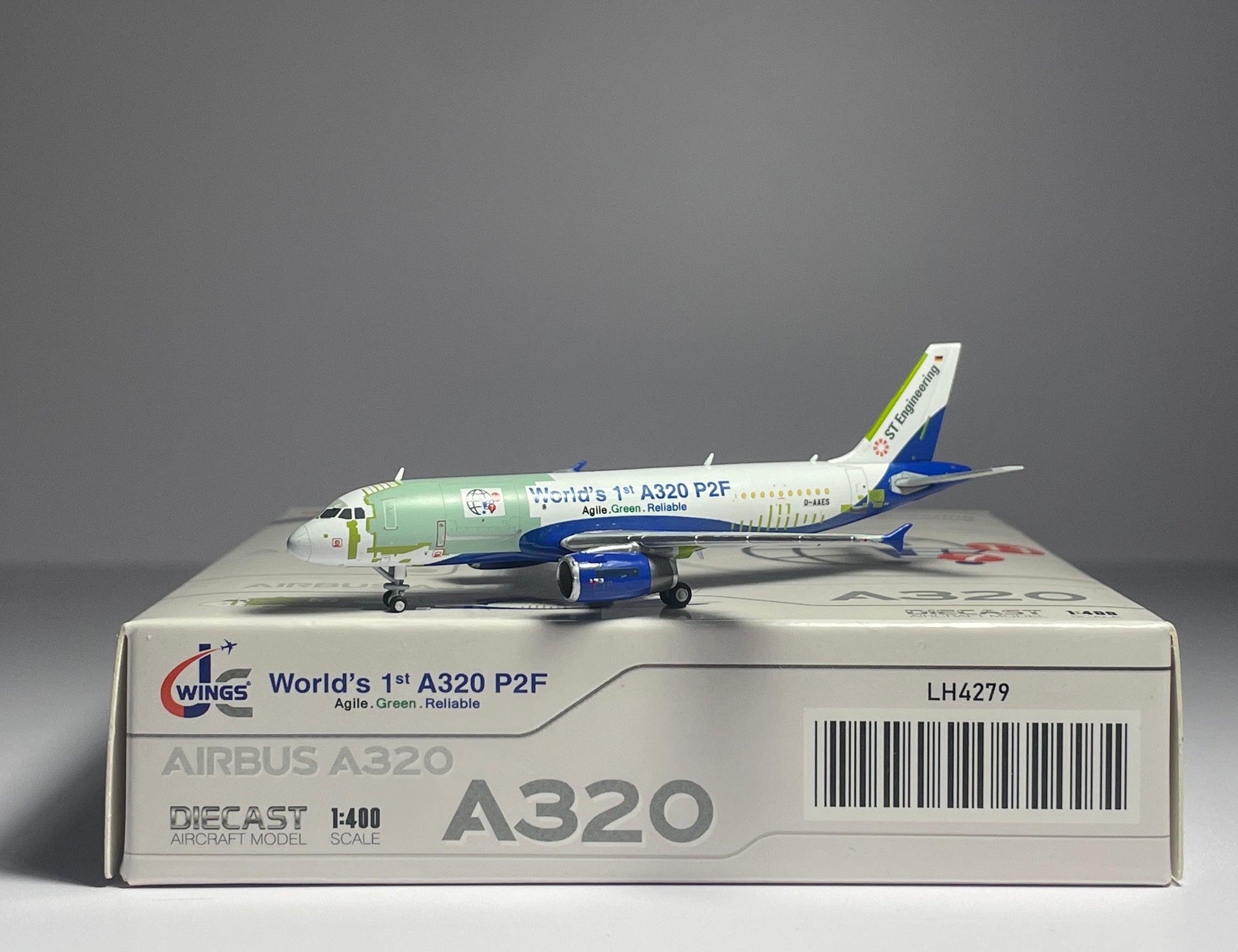 JC Wings 1:400 Airbus House Airbus A320-200P2F D-AAES LH4279
