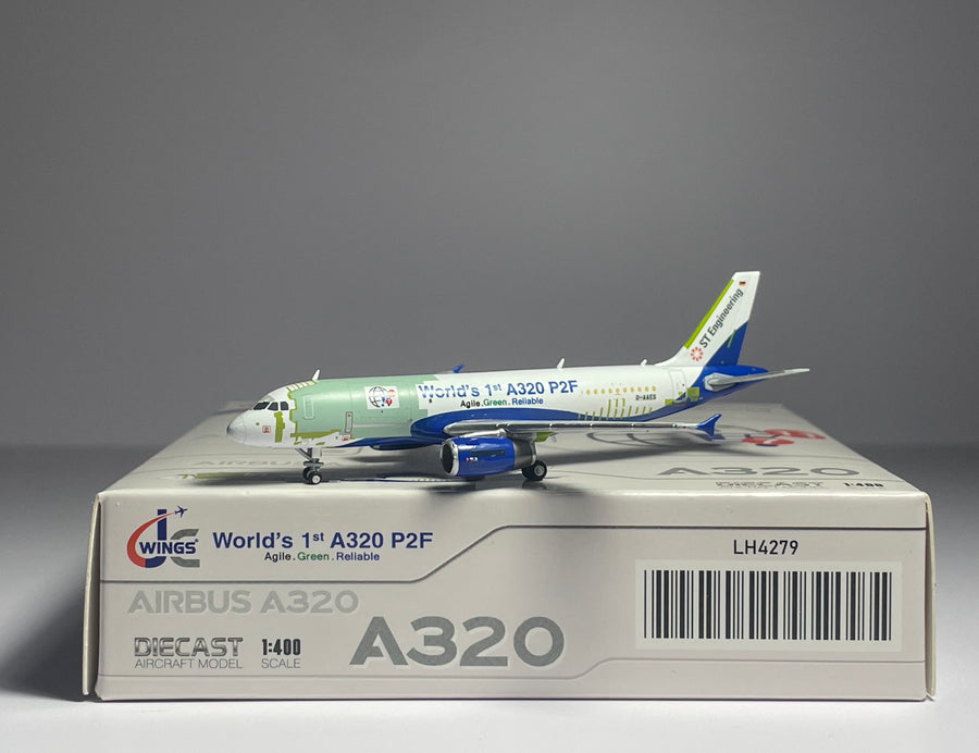 JC Wings 1:400 Airbus House Airbus A320-200P2F D-AAES LH4279