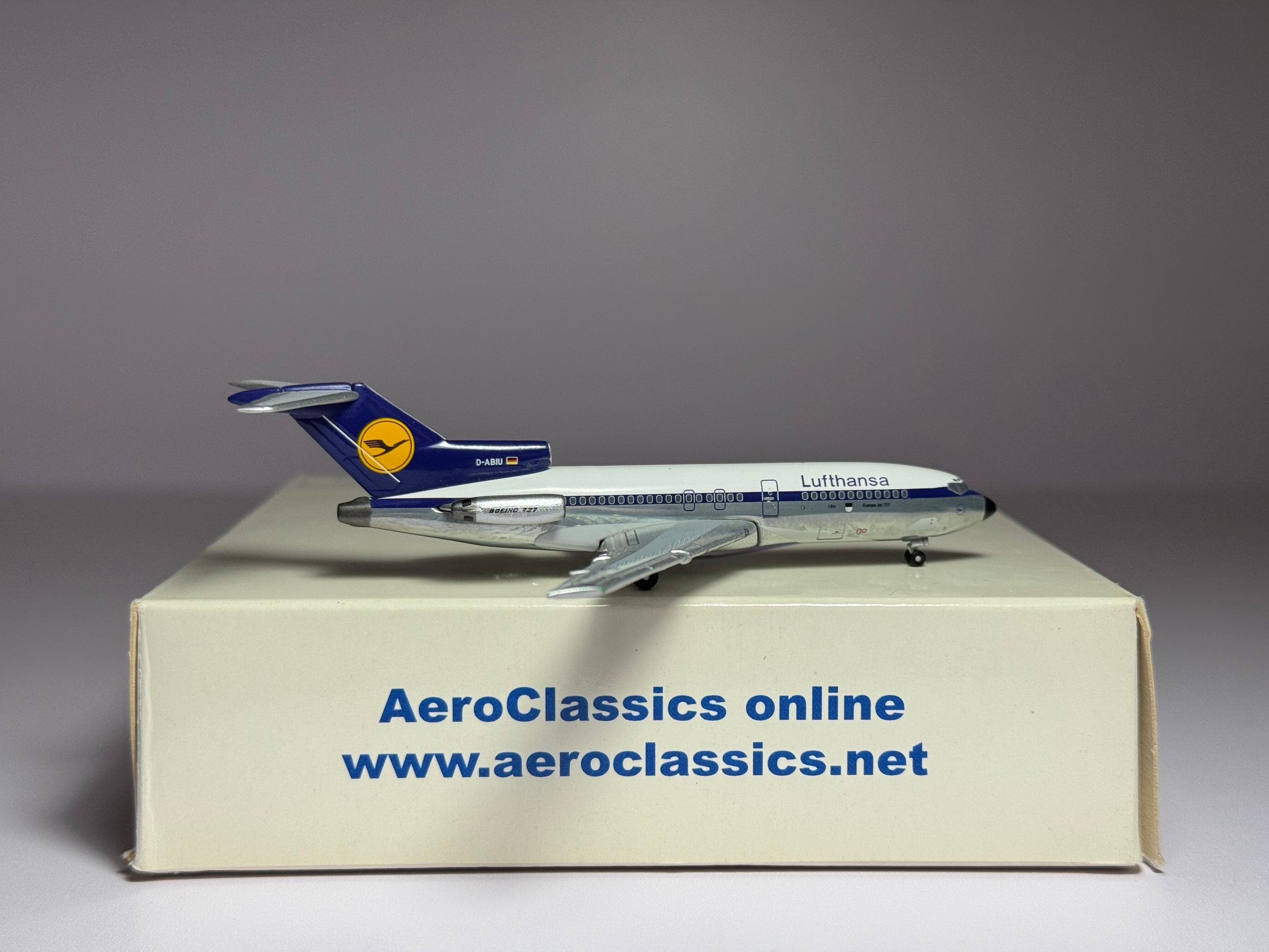 Aeroclassics 1:400 Lufthansa Boeing 727-100 D-ABIU 1980s colors ACDABIU