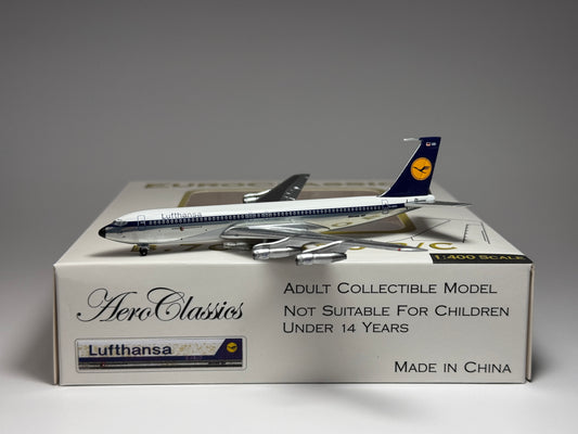 Aeroclassics 1:400 Lufthansa Boeing 707-300 D-ABUD Polished ACDABUD