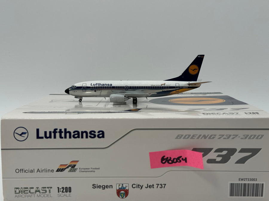 JC Wings 1:200 Lufthansa Boeing 737-300 D-ABXD UEFA 88 EW2733003