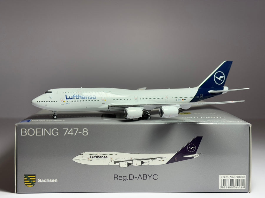 NG Models 1:400 Lufthansa Boeing 747-8i D-ABYC new scheme NG78028