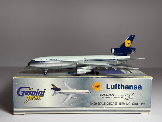 Gemini Jets 1:400 Lufthansa McDonnell Douglas DC-10 D-ADHO 1980s colors GJDLH192