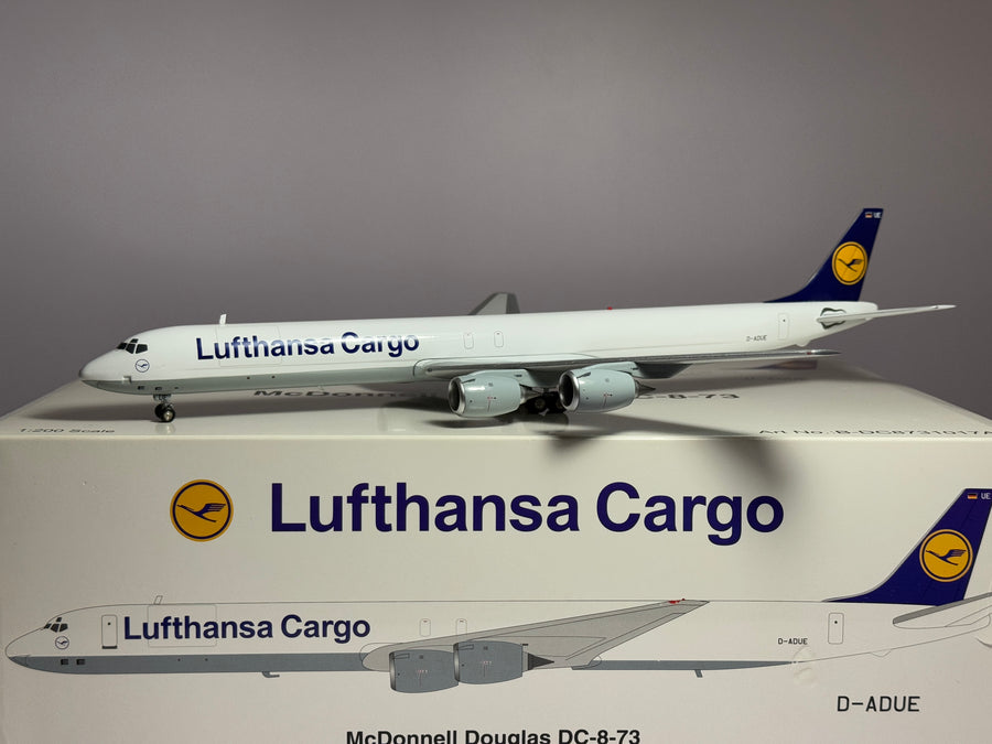 Inflight200 Lufthansa McDonnell Douglas DC-8-73 D-ADUE 1990s scheme B-DC8731017A