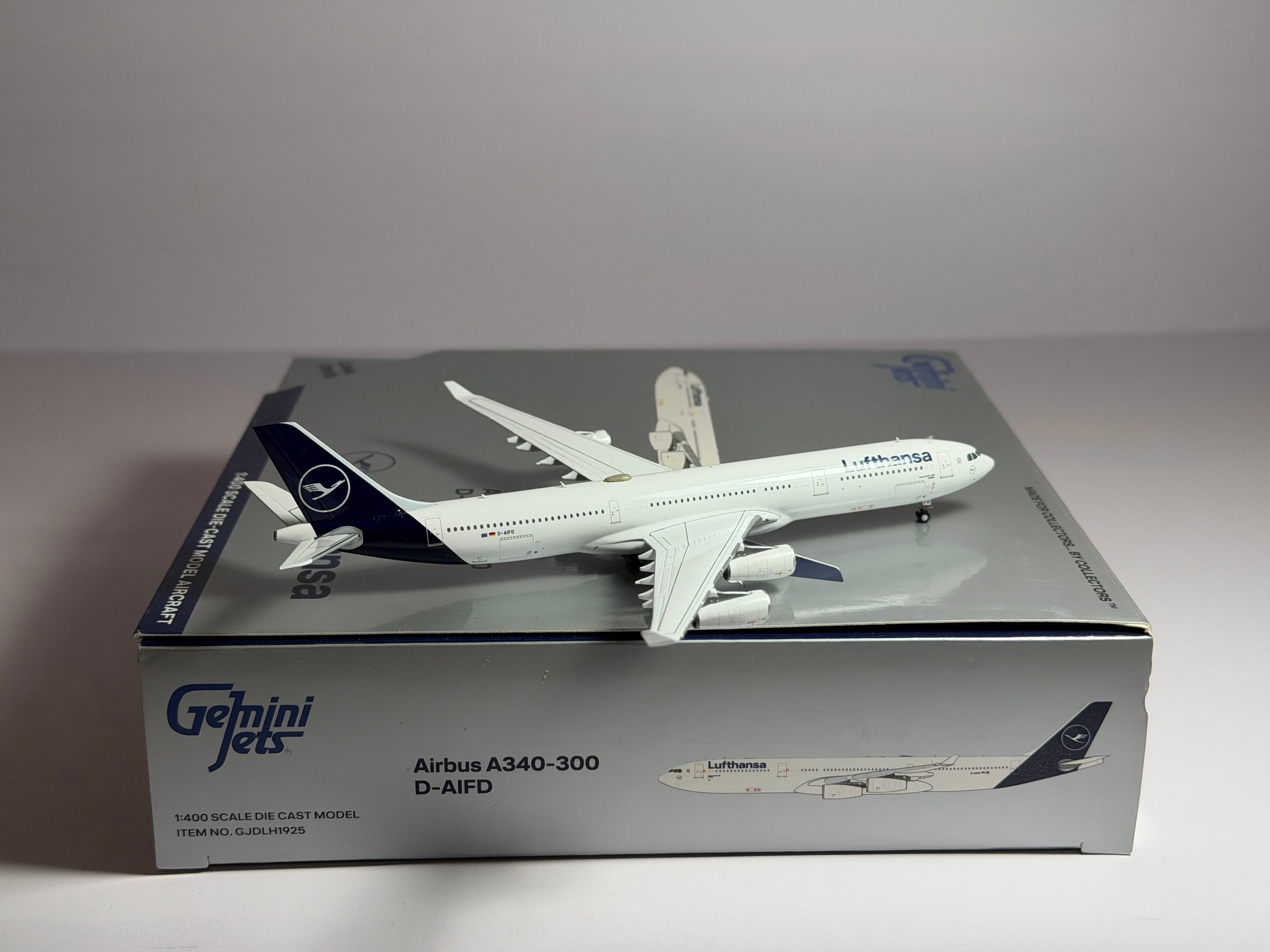 Lufthansa Airbus A340-300 1:400 Gemini Jets D-AIFD (GJDLH1925)