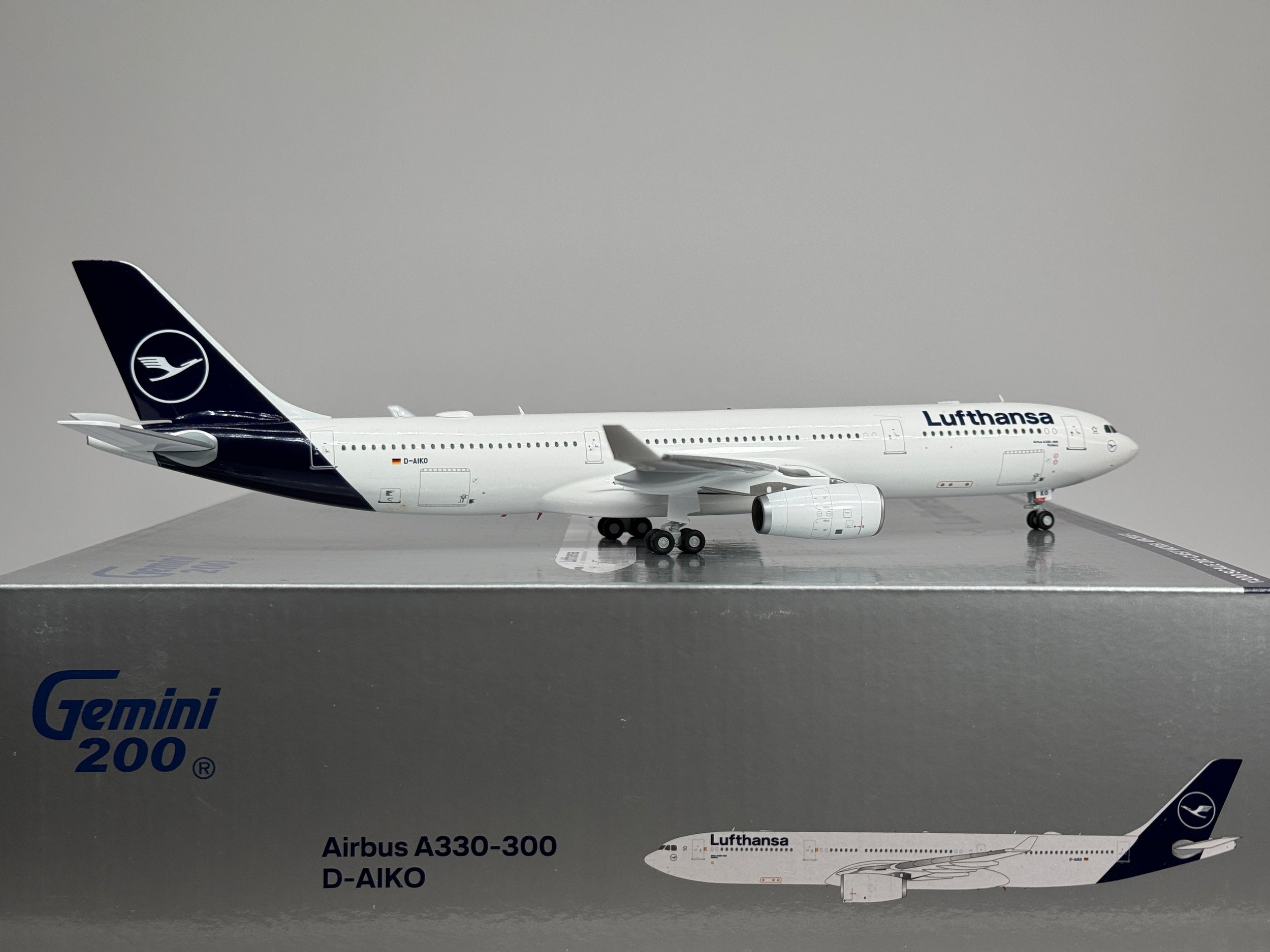 Gemini Jets 1:200 Lufthansa Airbus A330-300 D-AIKO new colors G2DLH798