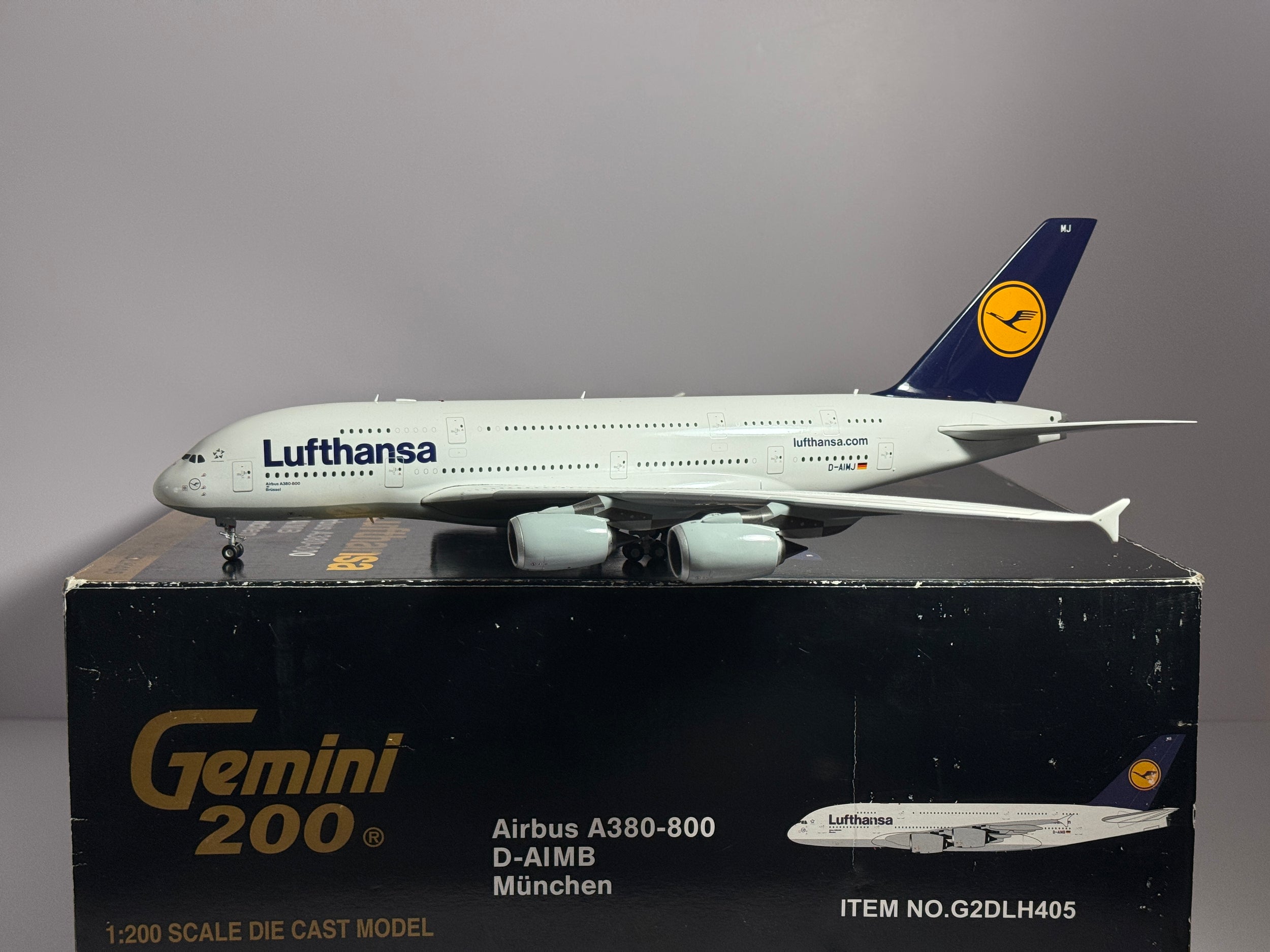 Gemini Jets 1:200 Lufthansa Airbus A380-800 D-AIMB 1990s colors G2DLH405