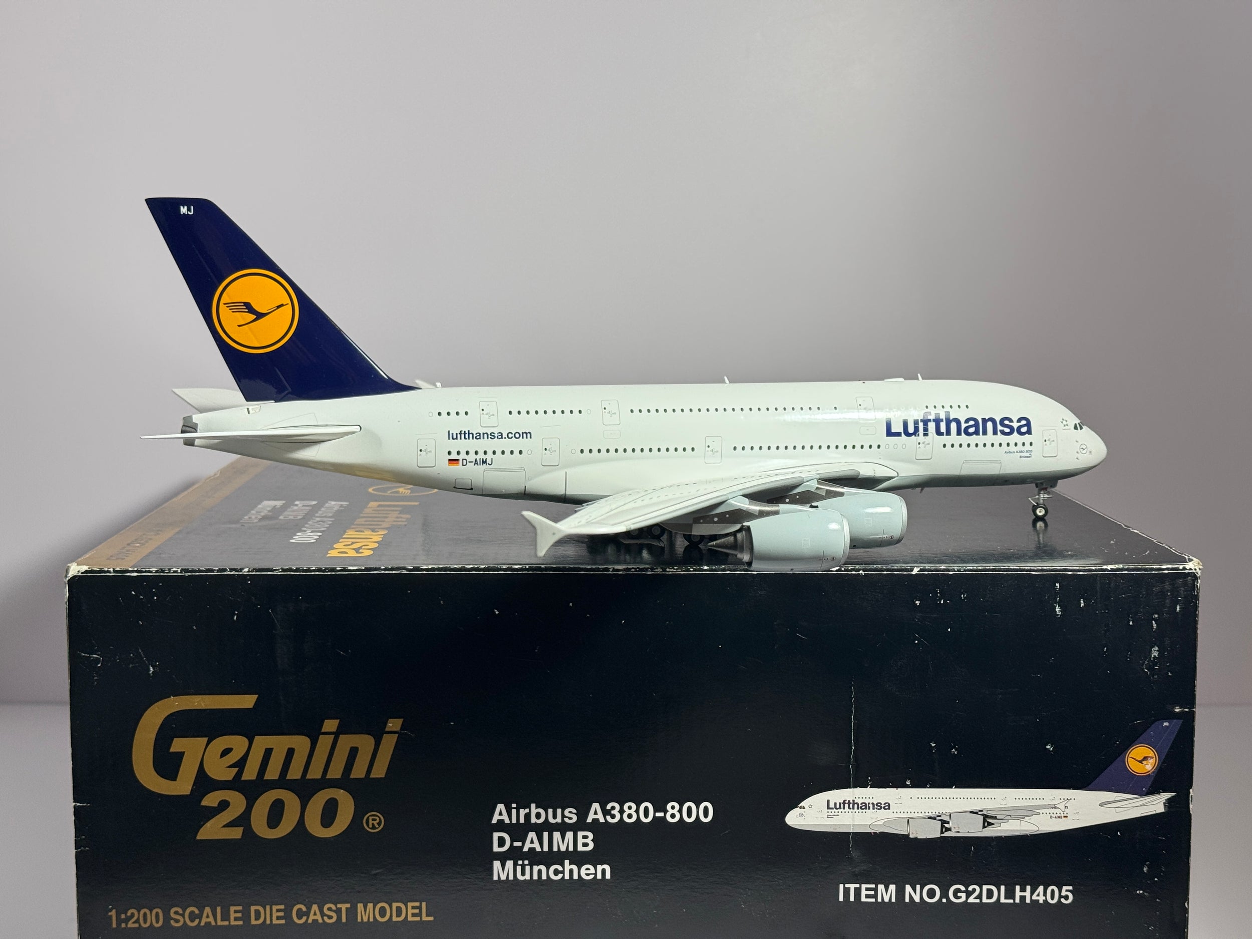 Gemini Jets 1:200 Lufthansa Airbus A380-800 D-AIMB 1990s colors G2DLH405