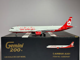 Gemini Jets 1:200 Air Berlin Airbus A321 D-ALSA 2000s colors G2BER087