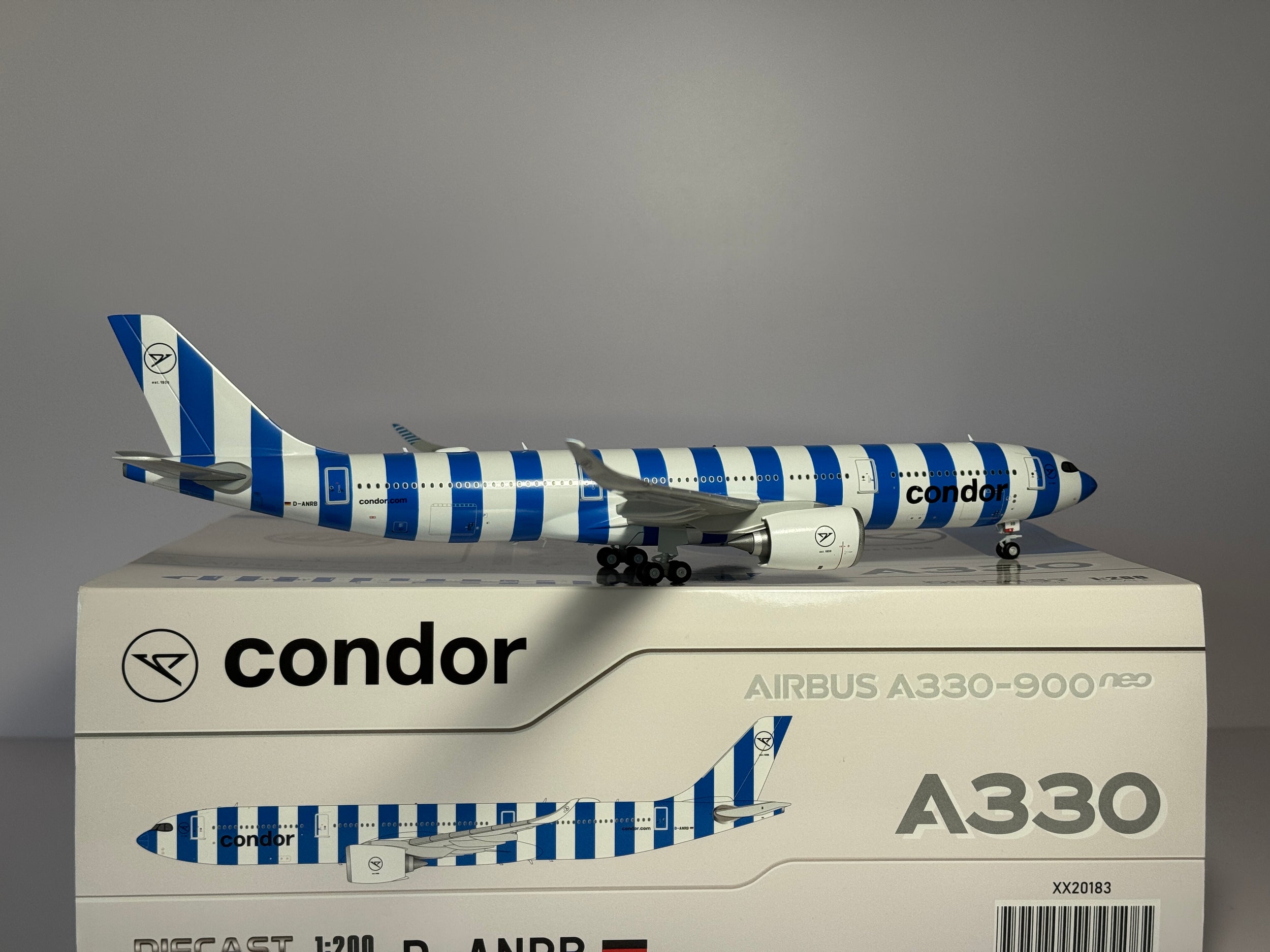 JC Wings 1:200 Condor Airlines Airbus A330-900neo D-ANRB blue scheme XX20183