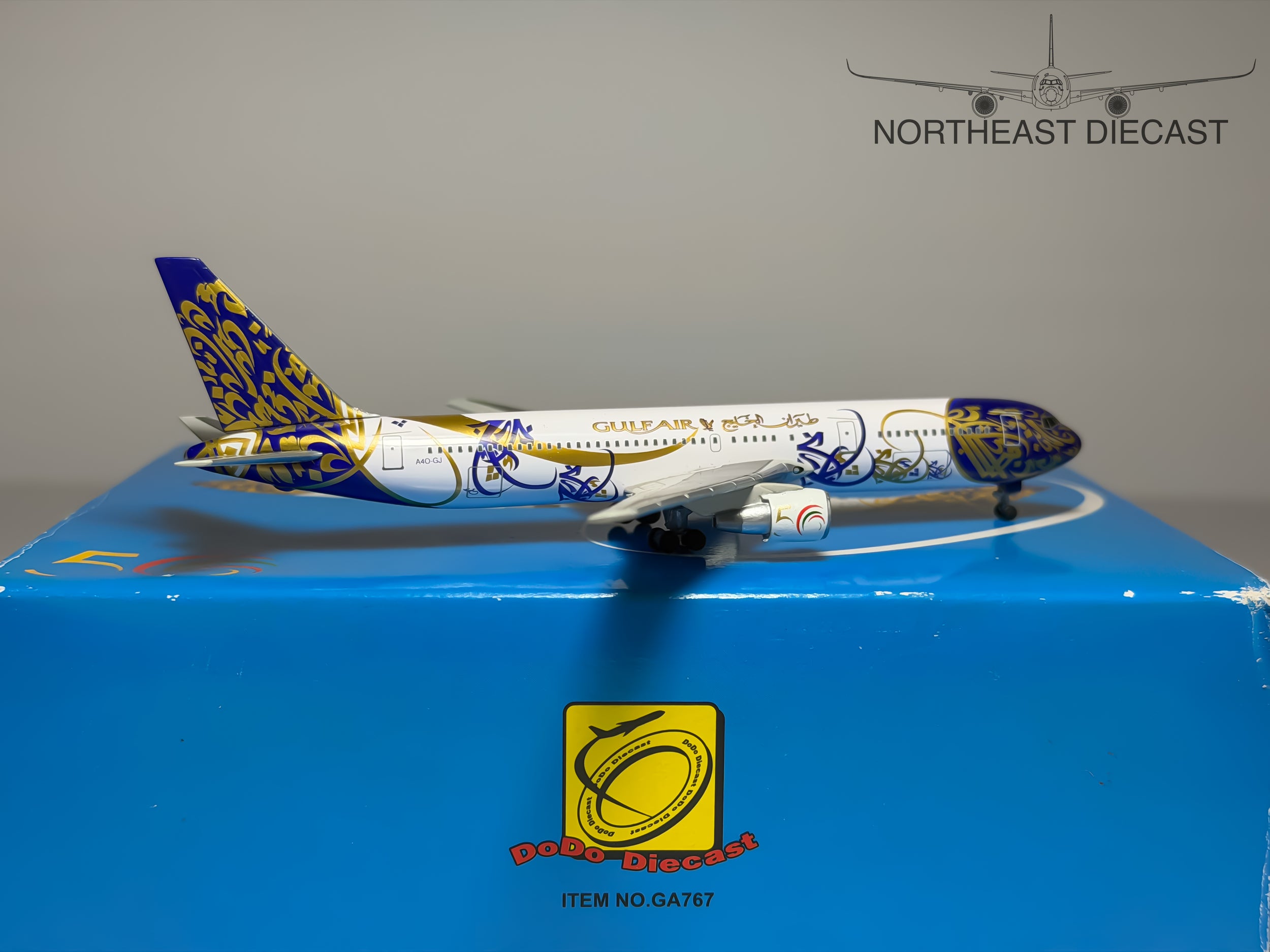Gulf Air Boeing 767-300 1:400 Dragon Wings A40-GJ (DW400A40GJ)