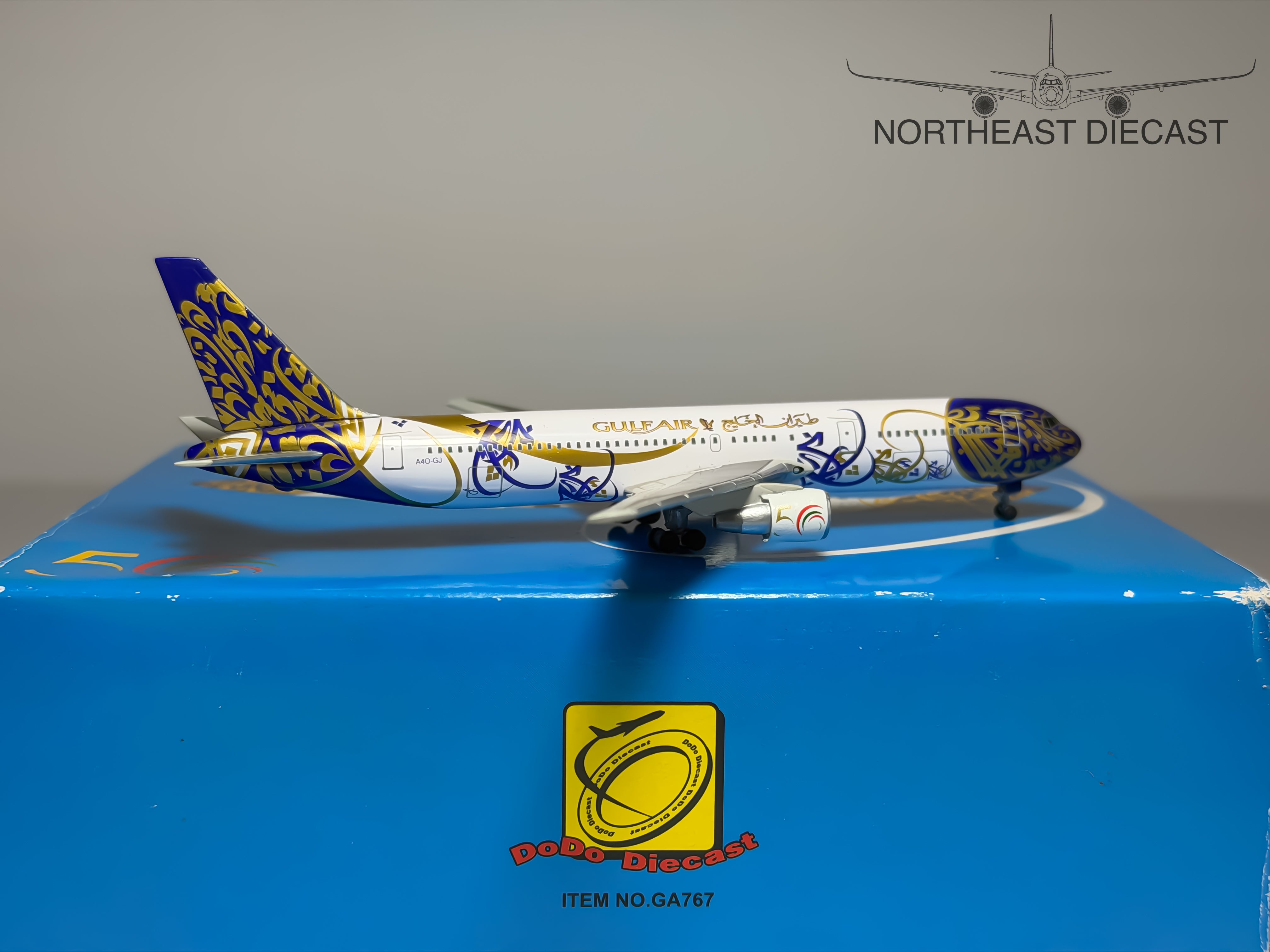 Gulf Air Boeing 767-300 1:400 Dragon Wings A40-GJ (DW400A40GJ)