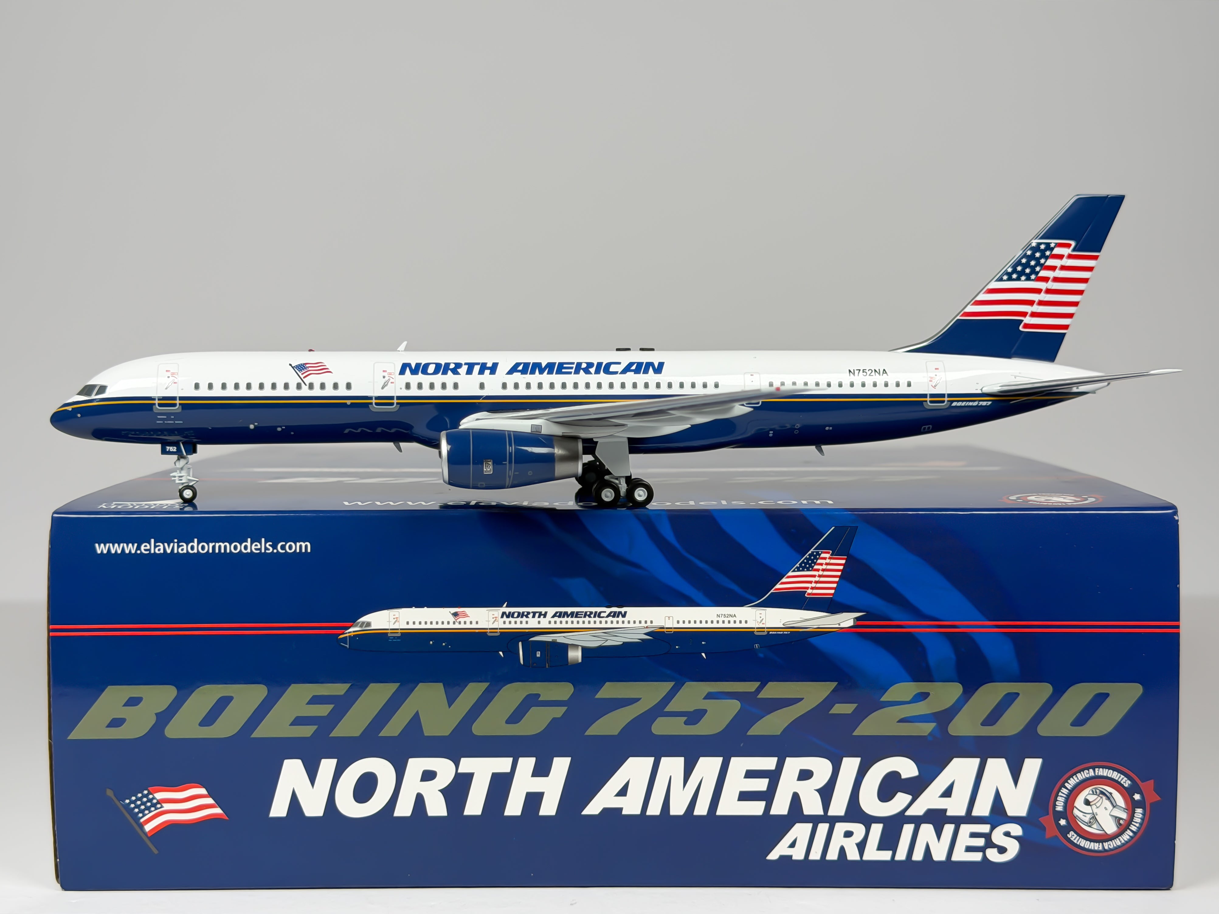 North American Airlines Boeing 757-200 1:200 Aviation200 N752NA (EAV-757-752)