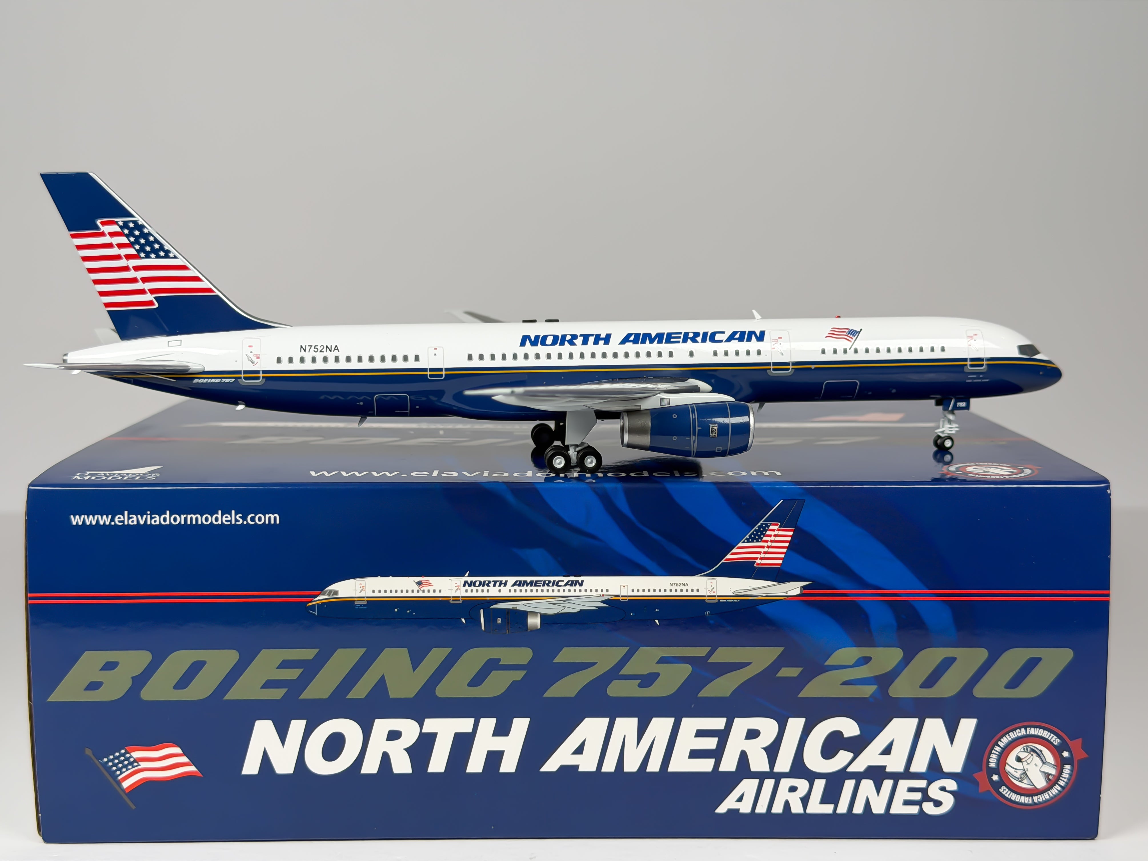 North American Airlines Boeing 757-200 1:200 Aviation200 N752NA (EAV-757-752)